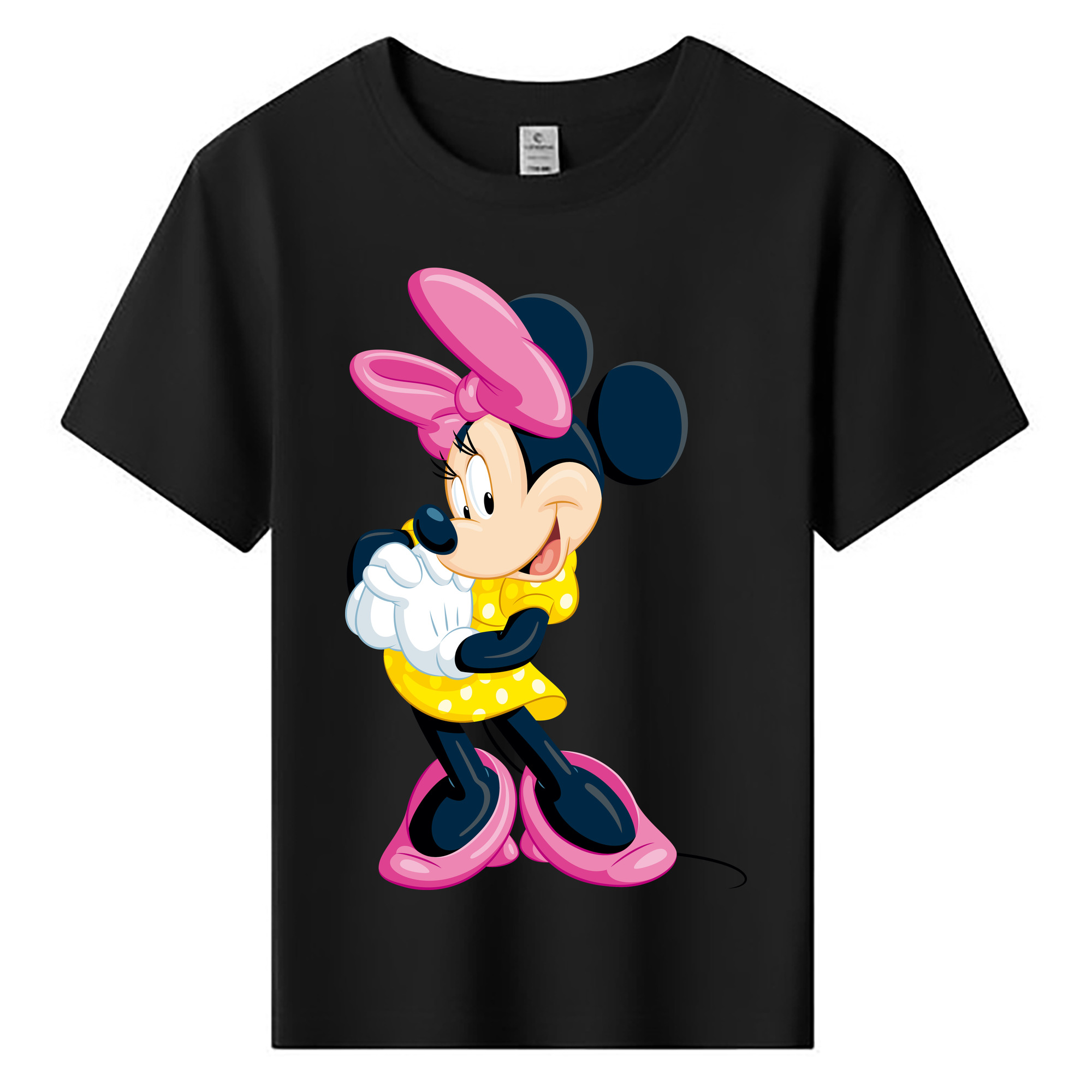 ミッキーマウス Mickey Mouse 綿100％キッズTシャツ（フロントプリント）
