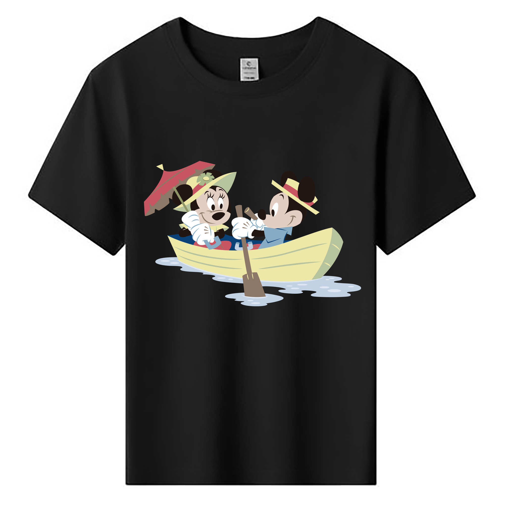ミッキーマウス Mickey Mouse 綿100％キッズTシャツ（フロントプリント）