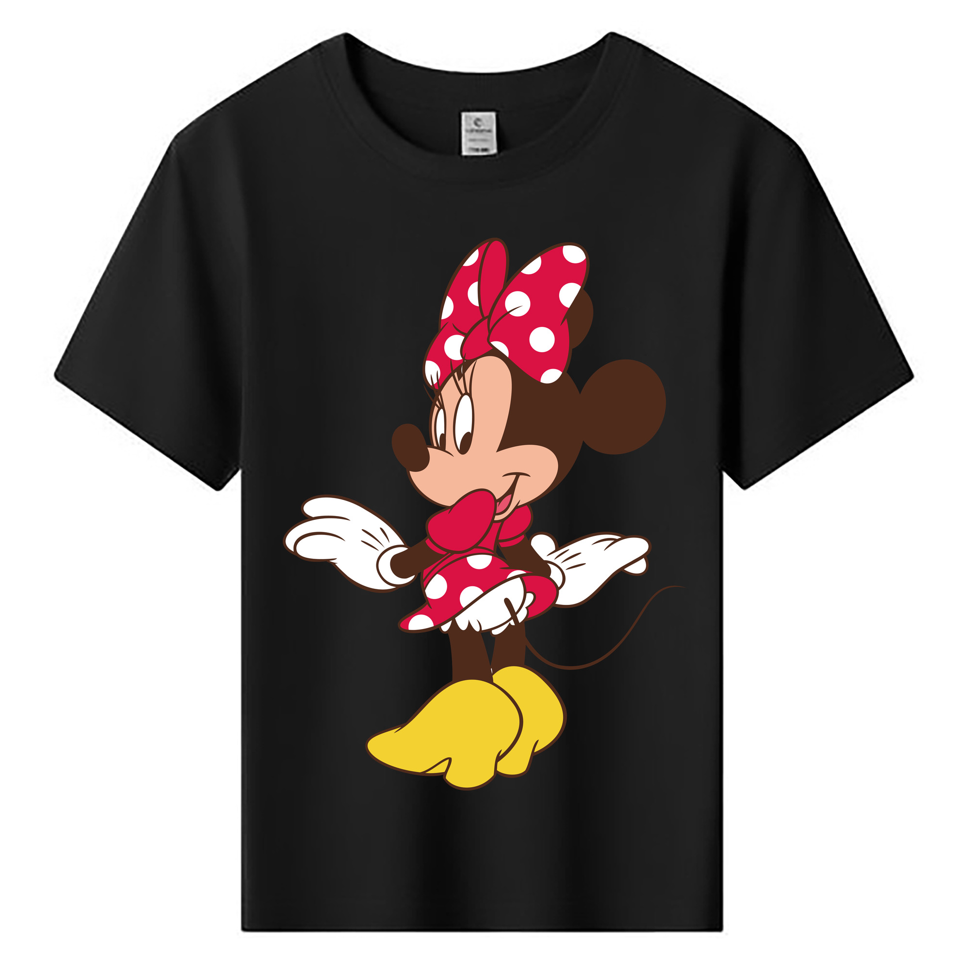 ミッキーマウス Mickey Mouse 綿100％キッズTシャツ（フロントプリント）