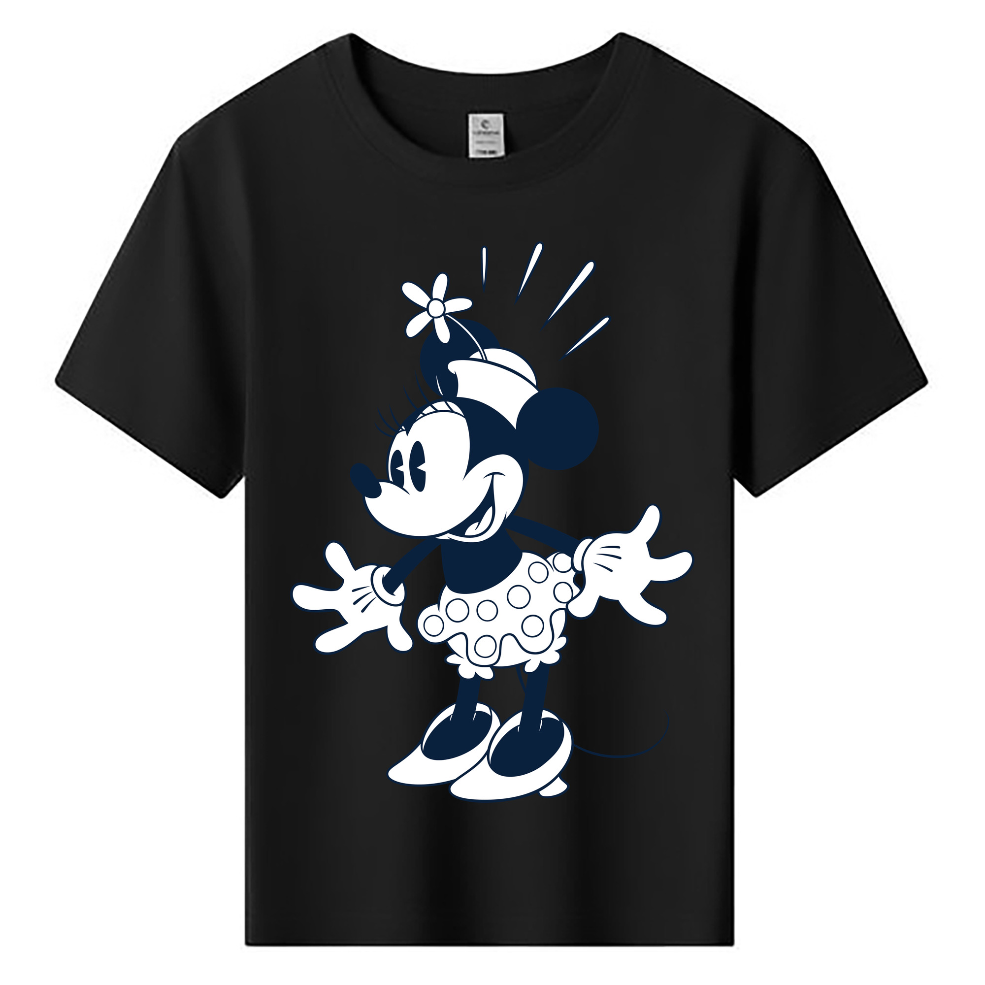ミッキーマウス Mickey Mouse 綿100％キッズTシャツ（フロントプリント）