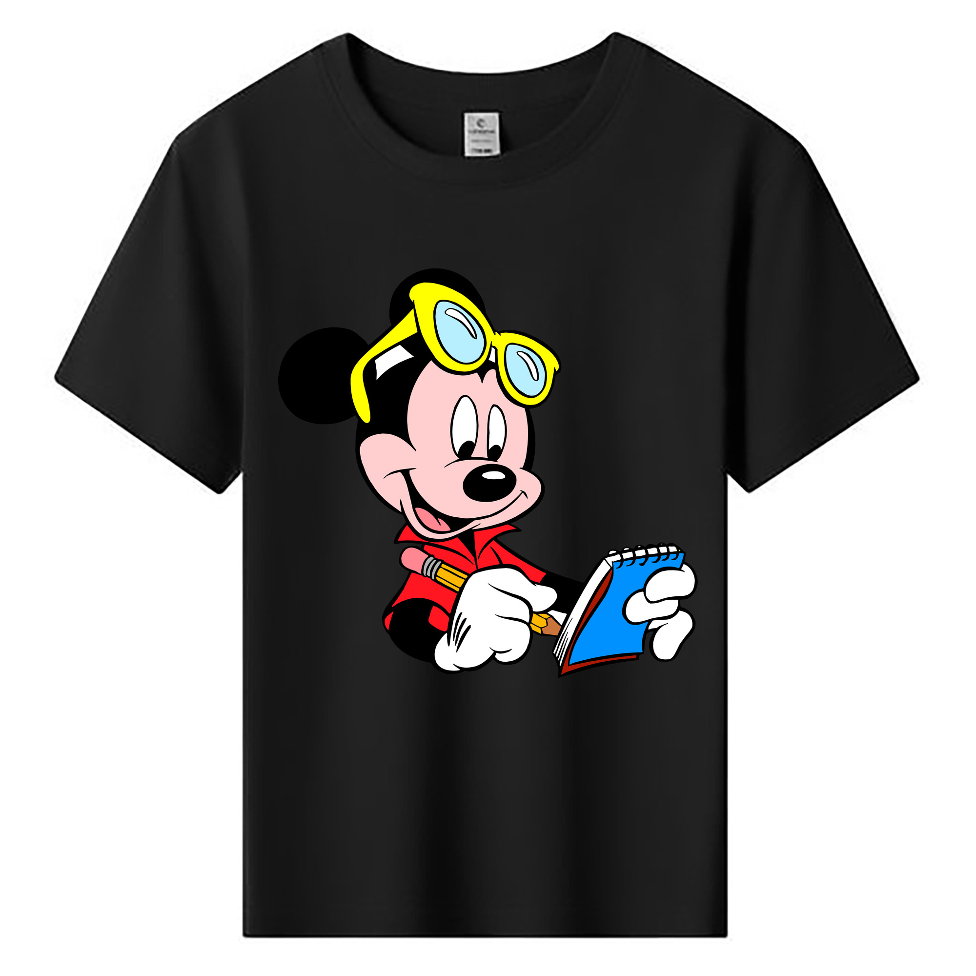 ミッキーマウス Mickey Mouse 綿100％キッズTシャツ（フロントプリント）