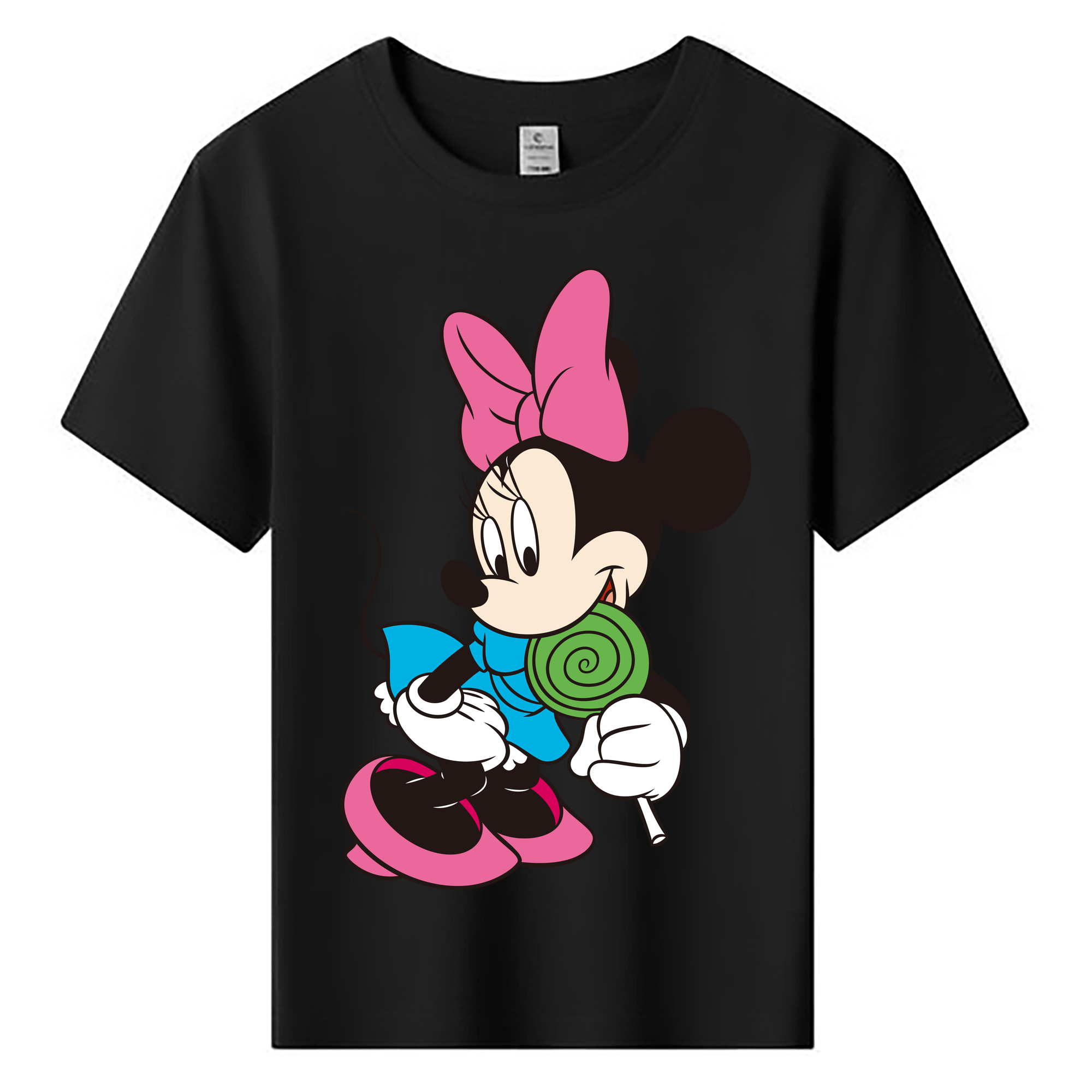 ミッキーマウス Mickey Mouse 綿100％キッズTシャツ（フロントプリント）