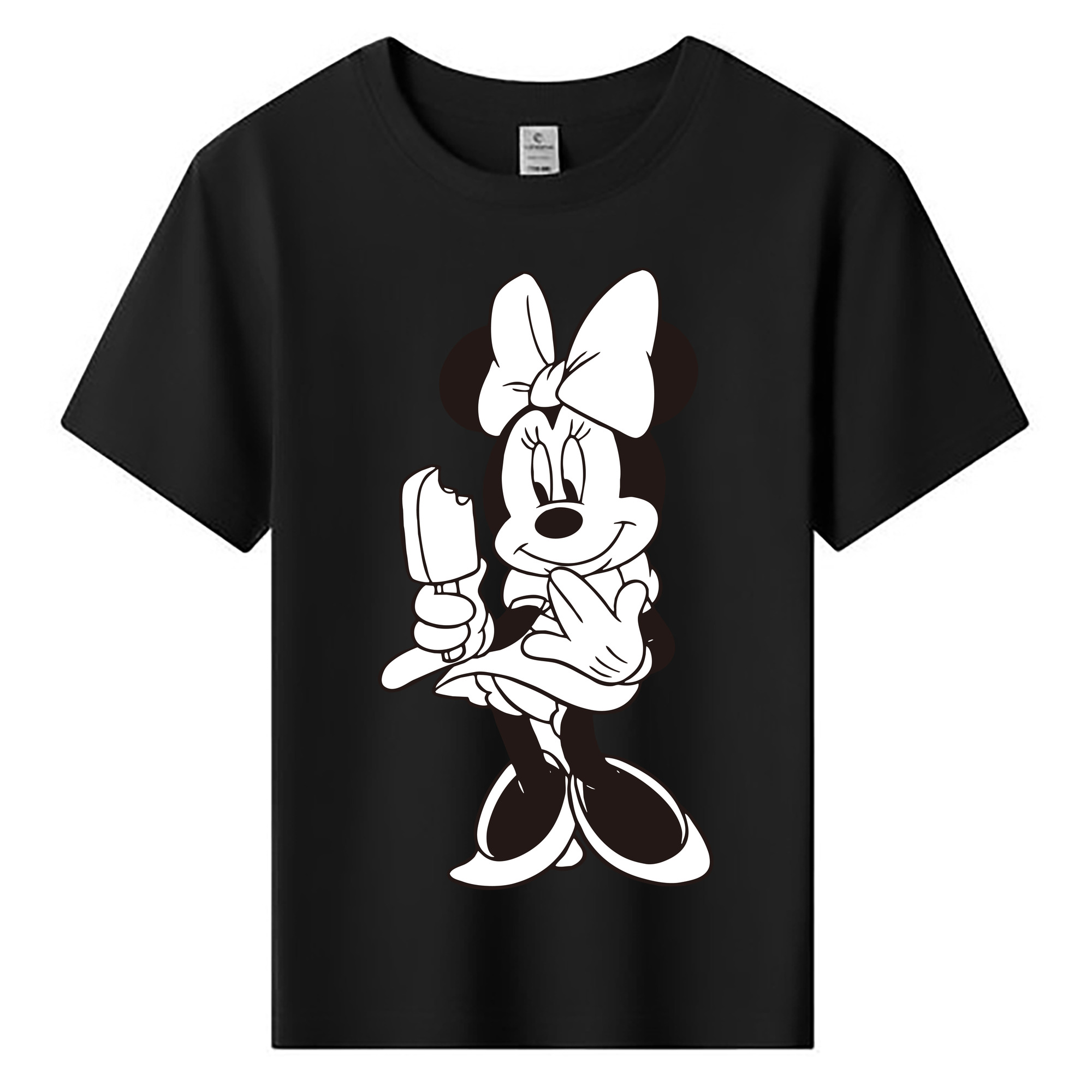 ミッキーマウス Mickey Mouse 綿100％キッズTシャツ（フロントプリント）