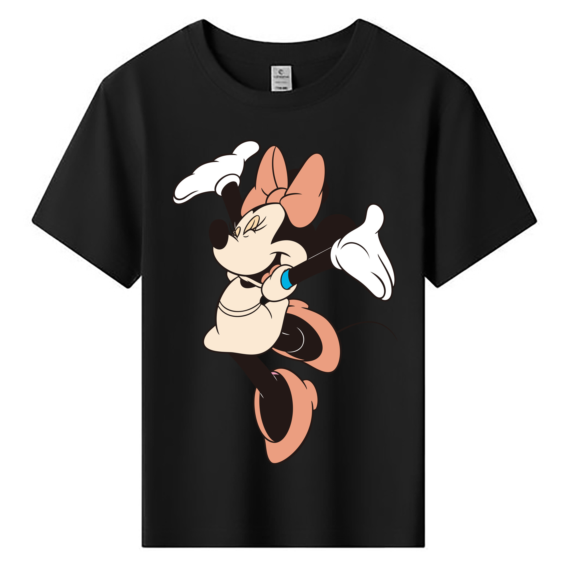 ミッキーマウス Mickey Mouse 綿100％キッズTシャツ（フロントプリント）