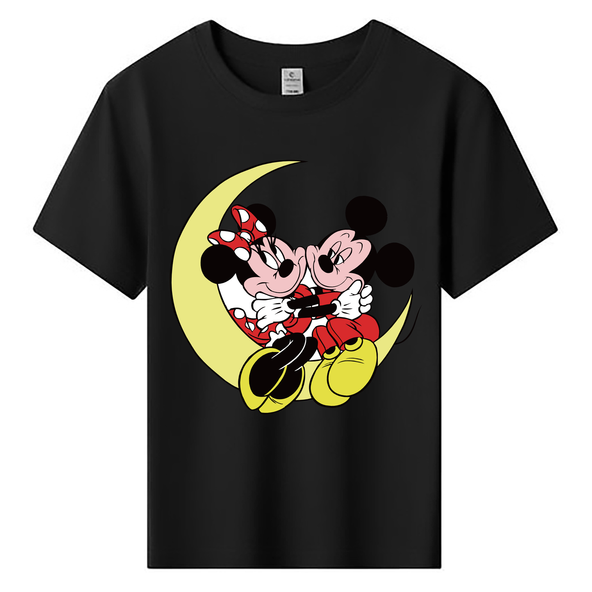 ミッキーマウス Mickey Mouse 綿100％キッズTシャツ（フロントプリント）