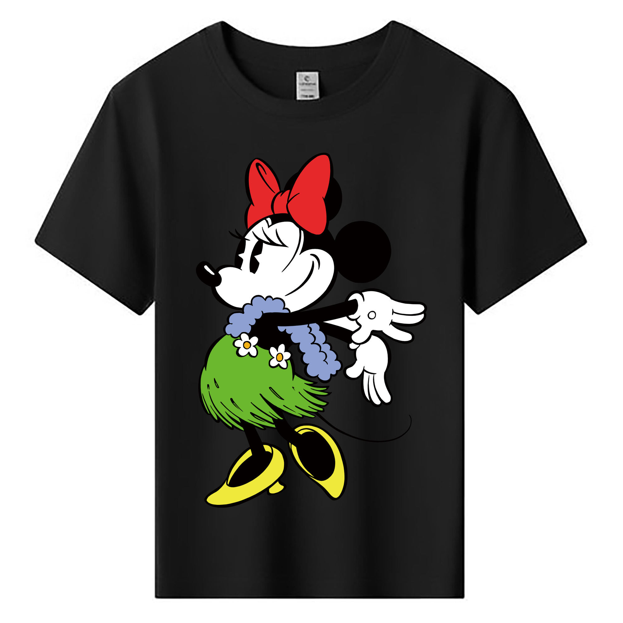 ミッキーマウス Mickey Mouse 綿100％キッズTシャツ（フロントプリント）