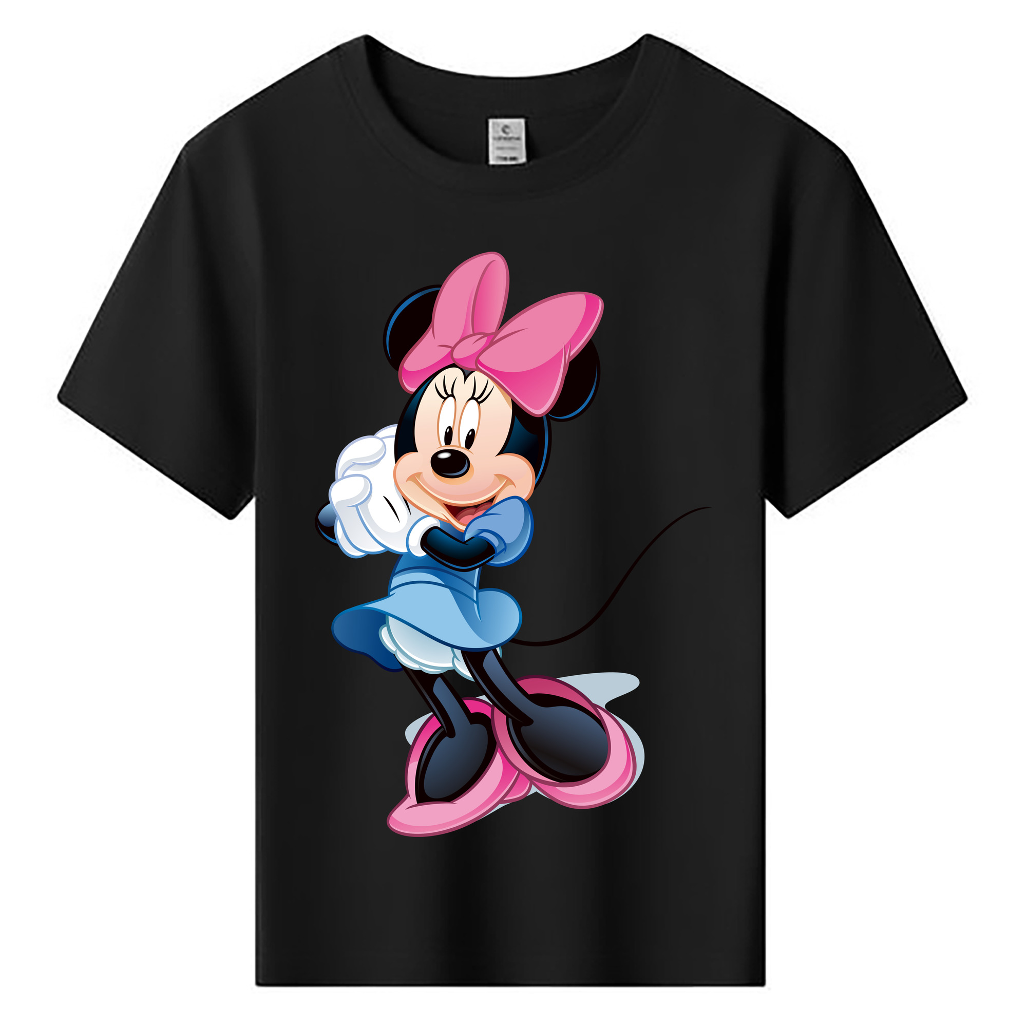 ミッキーマウス Mickey Mouse 綿100％キッズTシャツ（フロントプリント）