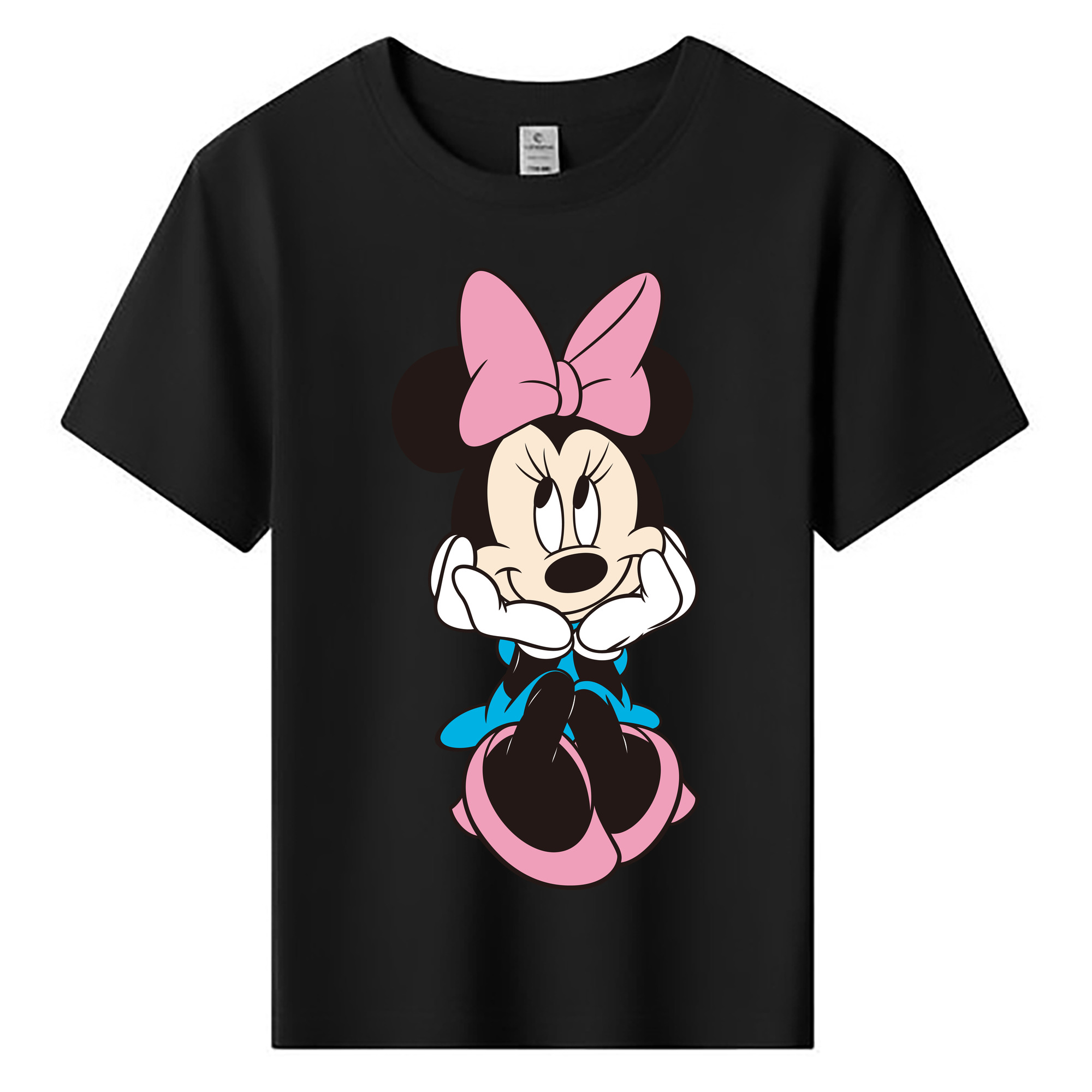 ミッキーマウス Mickey Mouse 綿100％キッズTシャツ（フロントプリント）