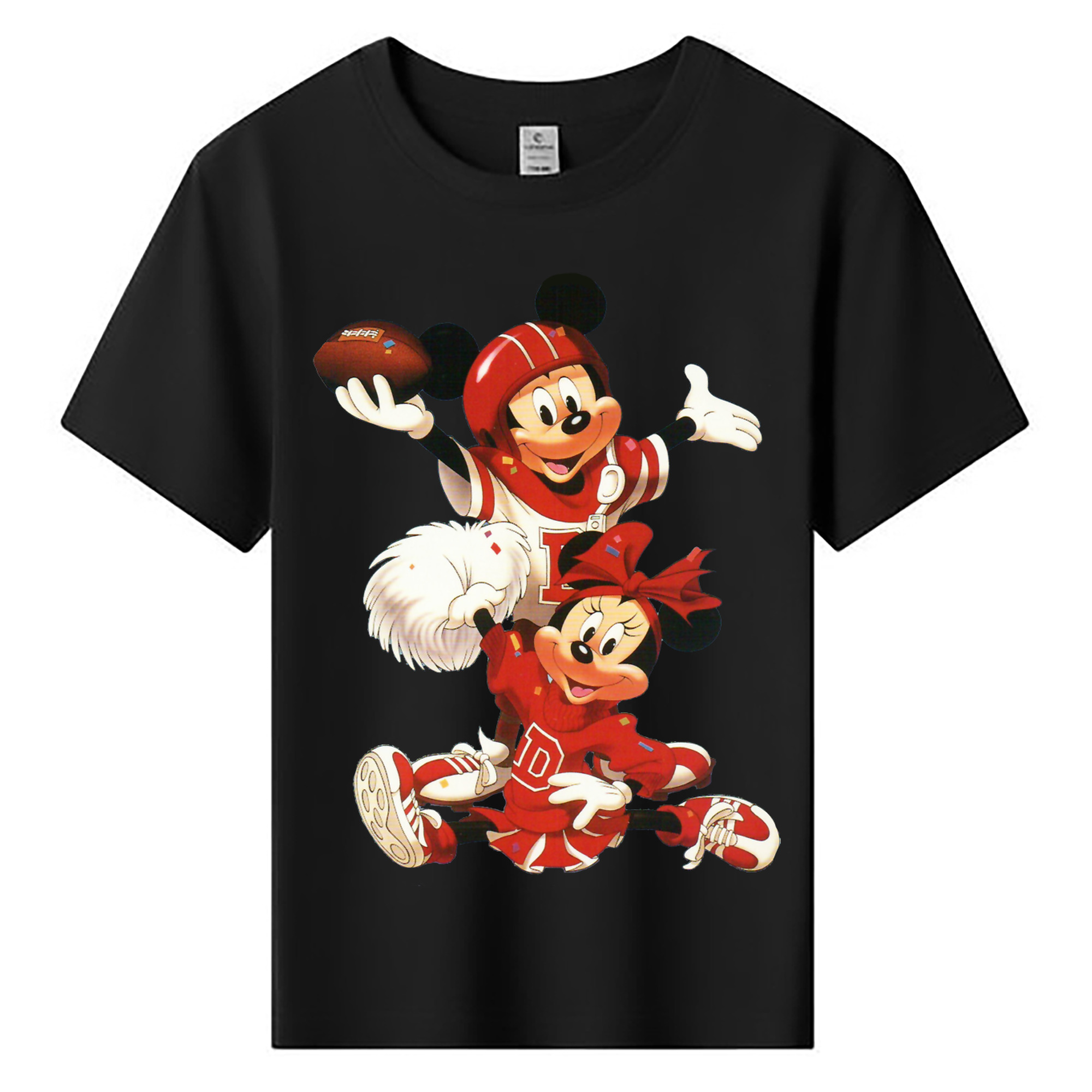 ミッキーマウス Mickey Mouse 綿100％キッズTシャツ（フロントプリント）