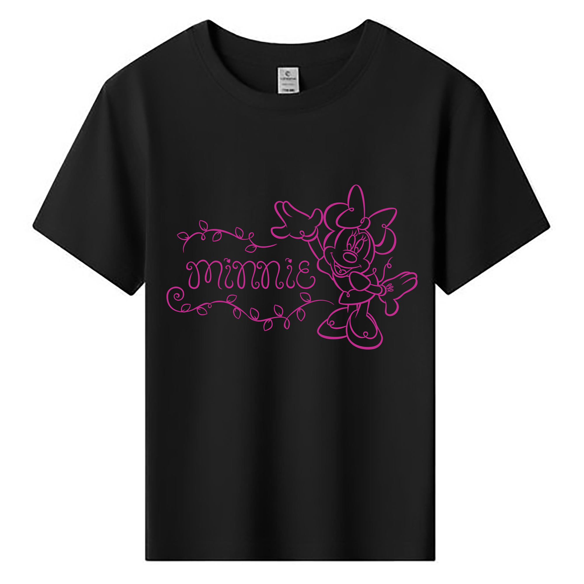 ミッキーマウス Mickey Mouse 綿100％キッズTシャツ（フロントプリント）