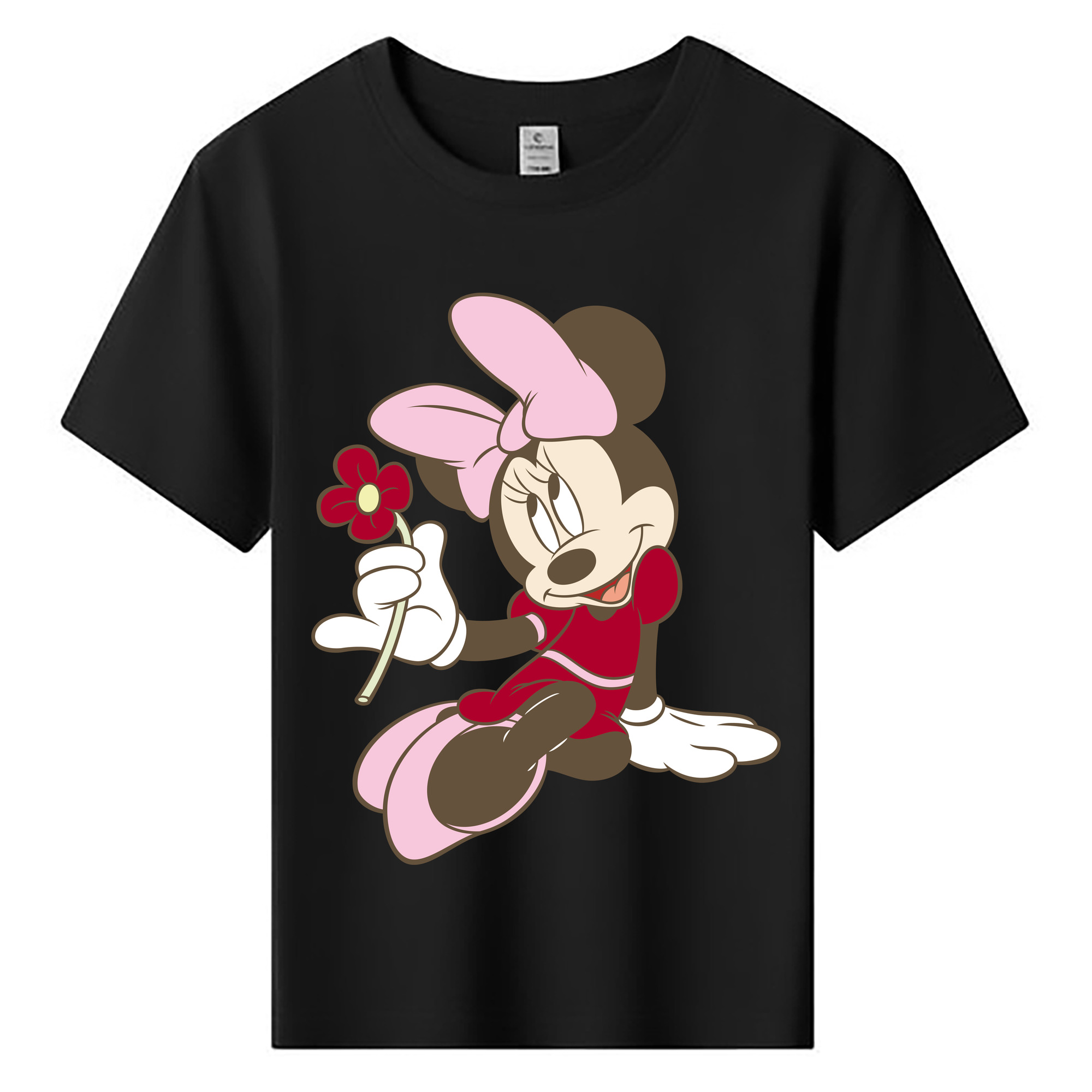 ミッキーマウス Mickey Mouse 綿100％キッズTシャツ（フロントプリント）