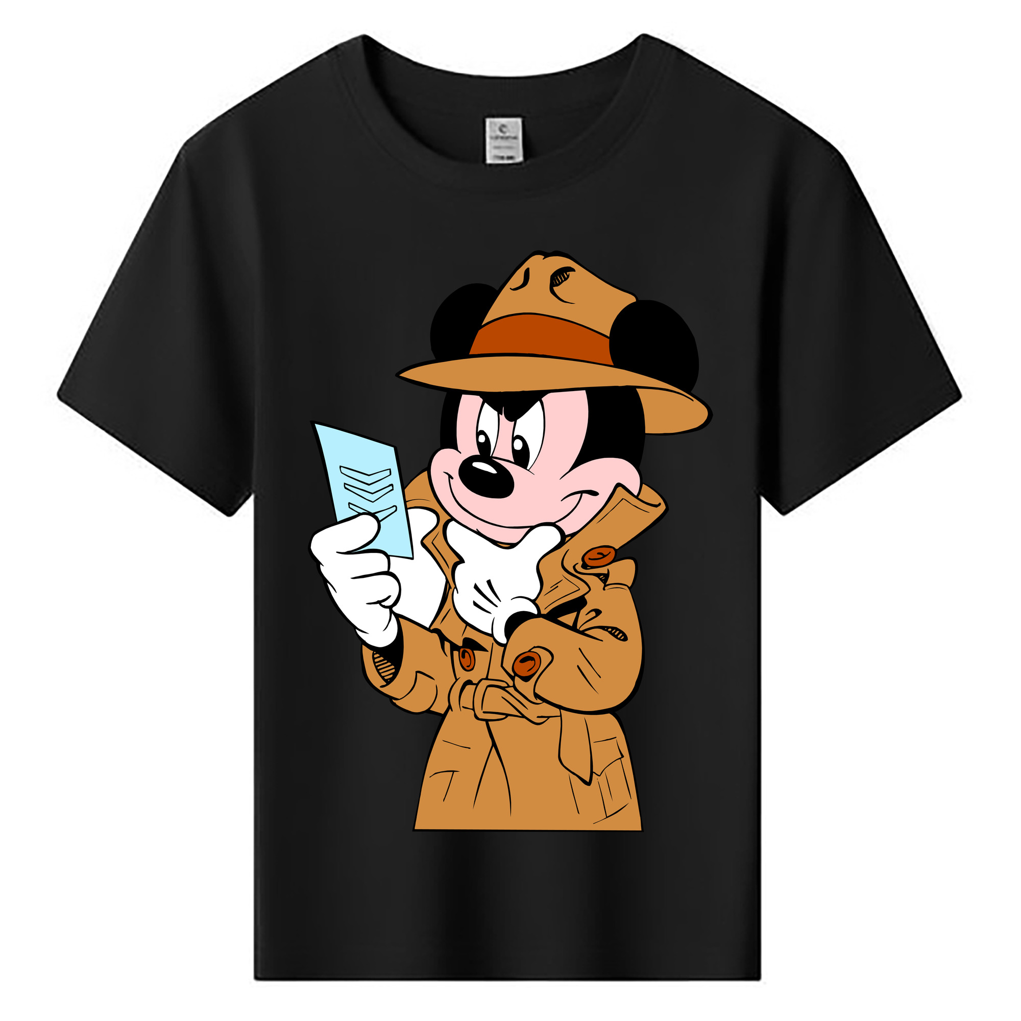 ミッキーマウス Mickey Mouse 綿100％キッズTシャツ（フロントプリント）