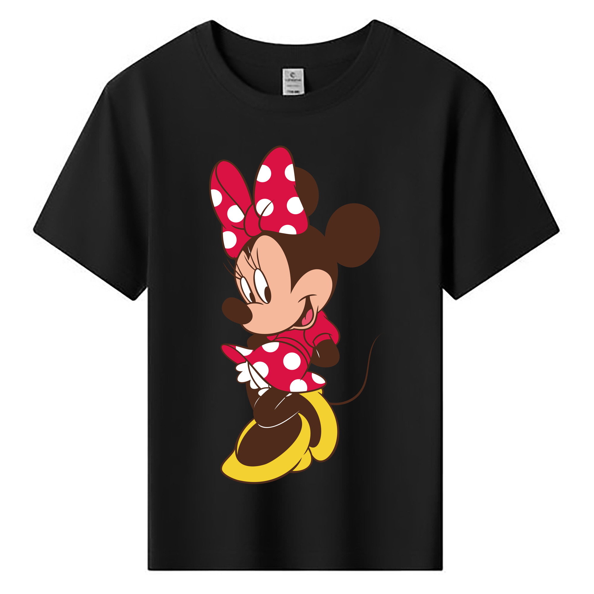 ミッキーマウス Mickey Mouse 綿100％キッズTシャツ（フロントプリント）
