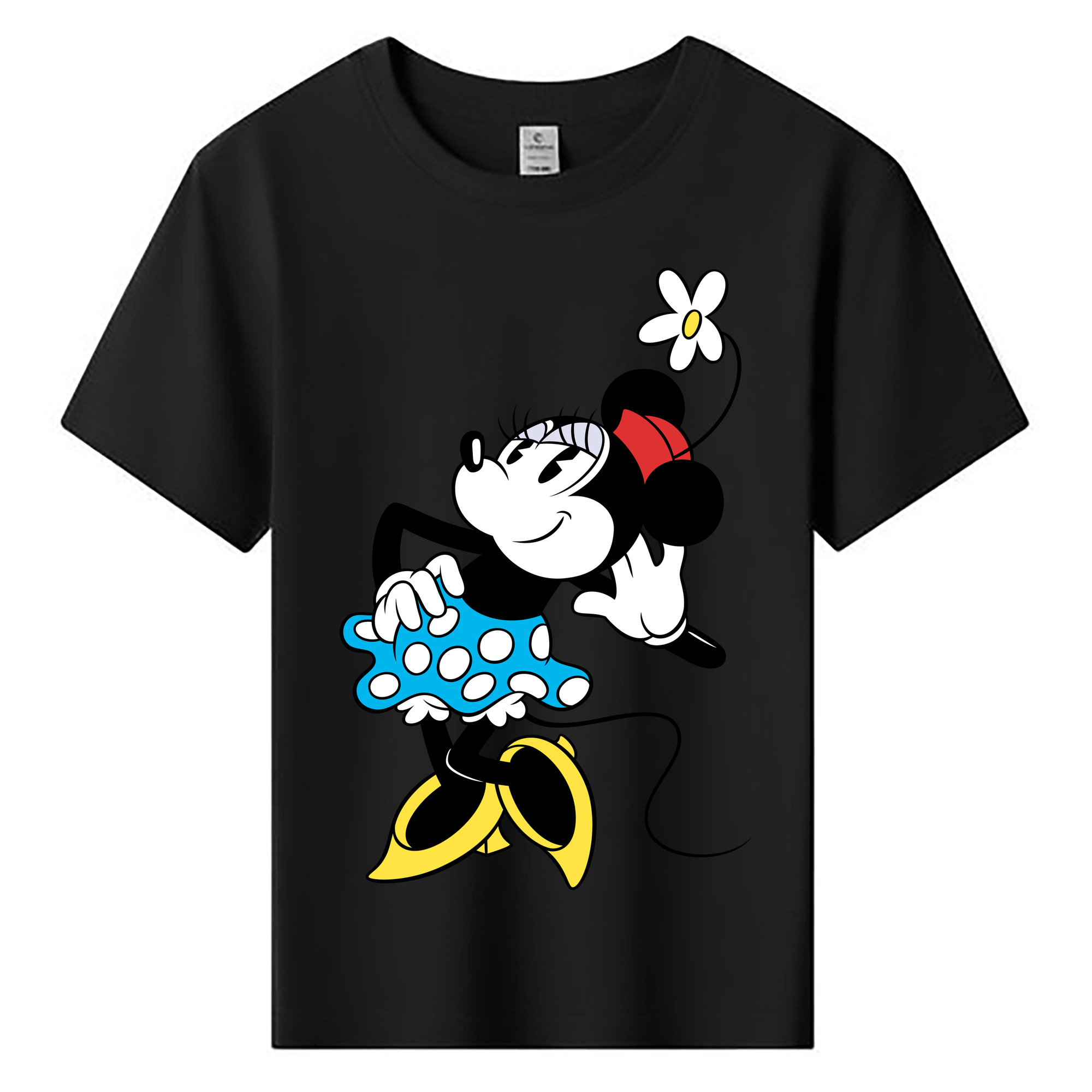 ミッキーマウス Mickey Mouse 綿100％キッズTシャツ（フロントプリント）