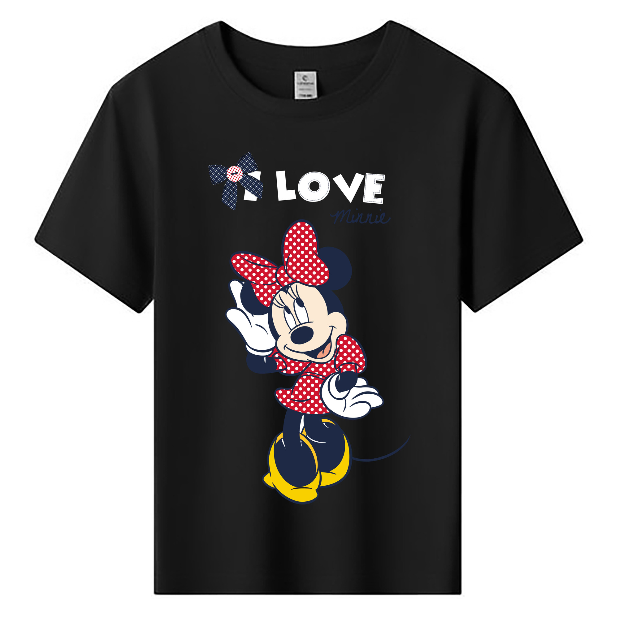 ミッキーマウス Mickey Mouse 綿100％キッズTシャツ（フロントプリント）