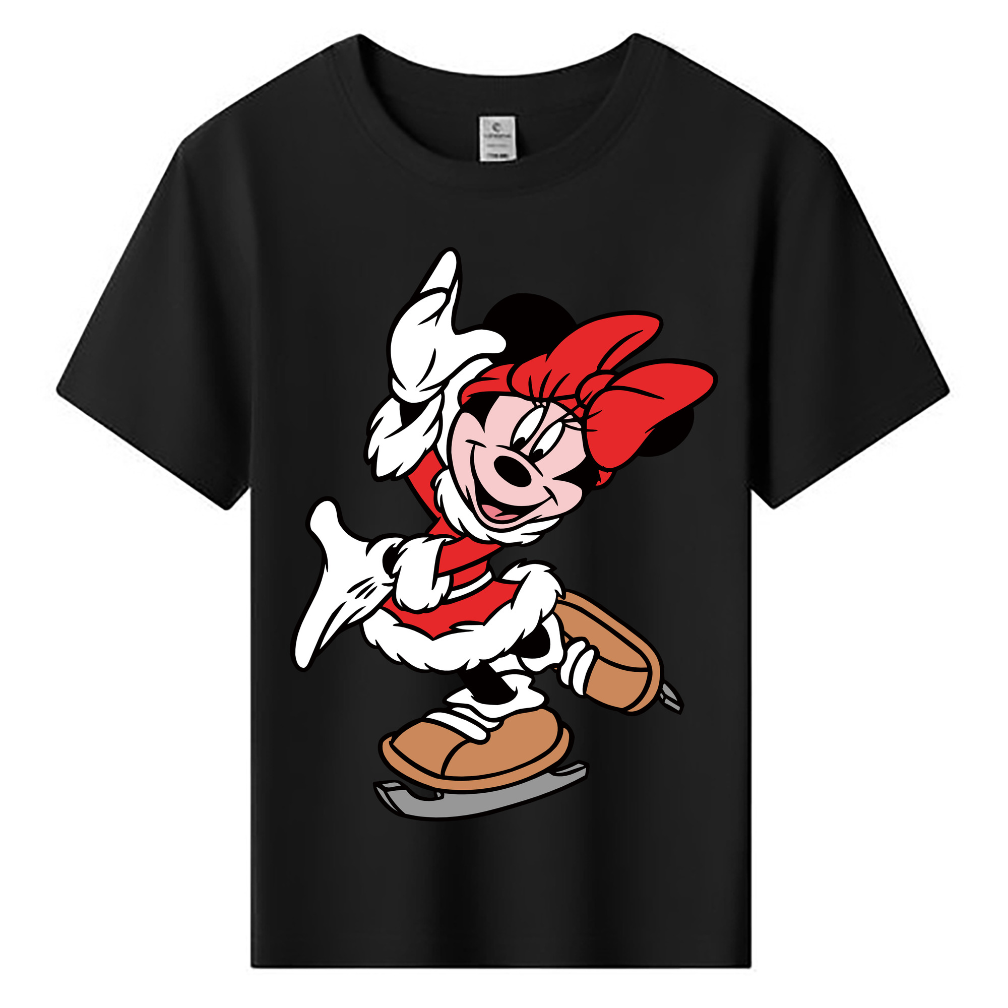 ミッキーマウス Mickey Mouse 綿100％キッズTシャツ（フロントプリント）