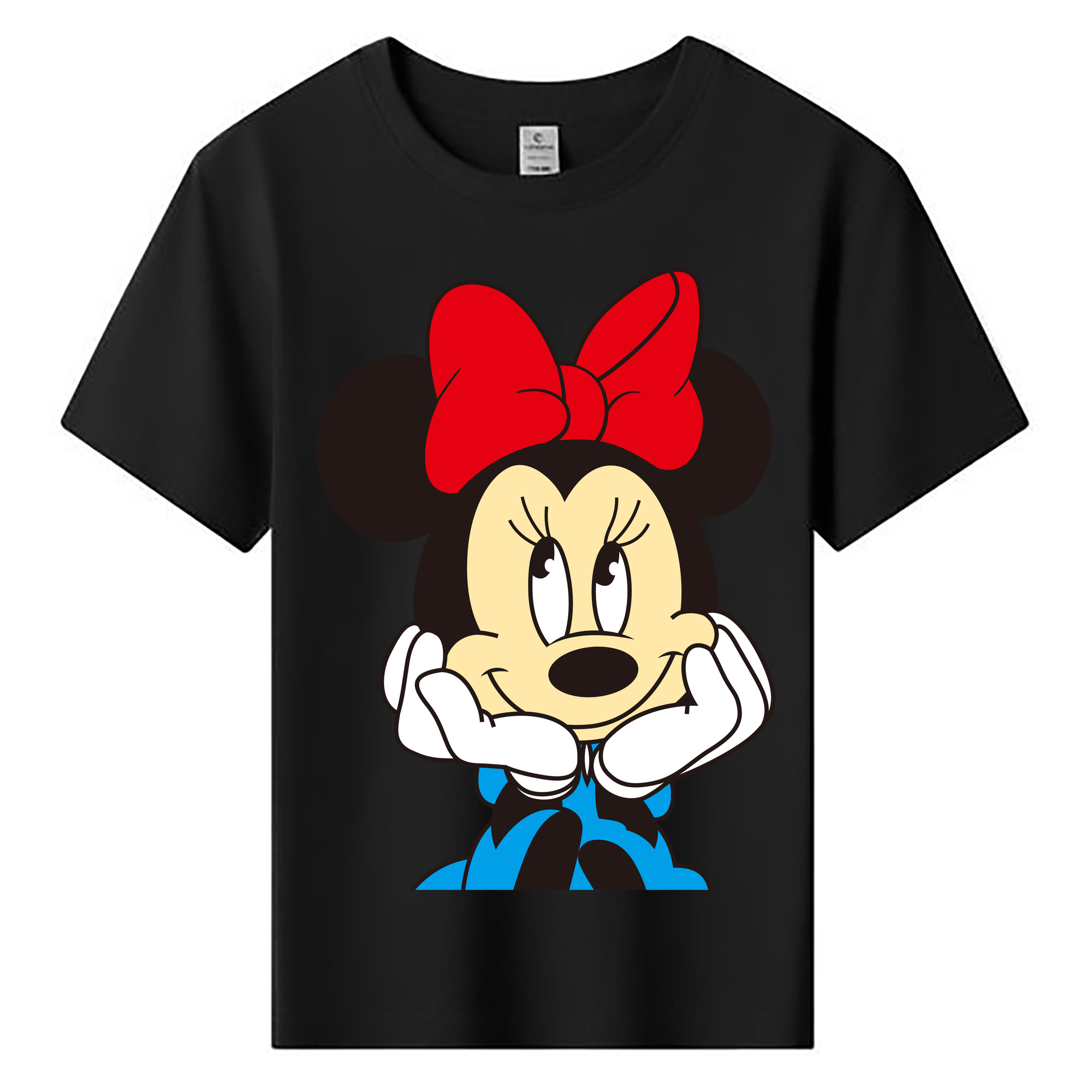 ミッキーマウス Mickey Mouse 綿100％キッズTシャツ（フロントプリント）