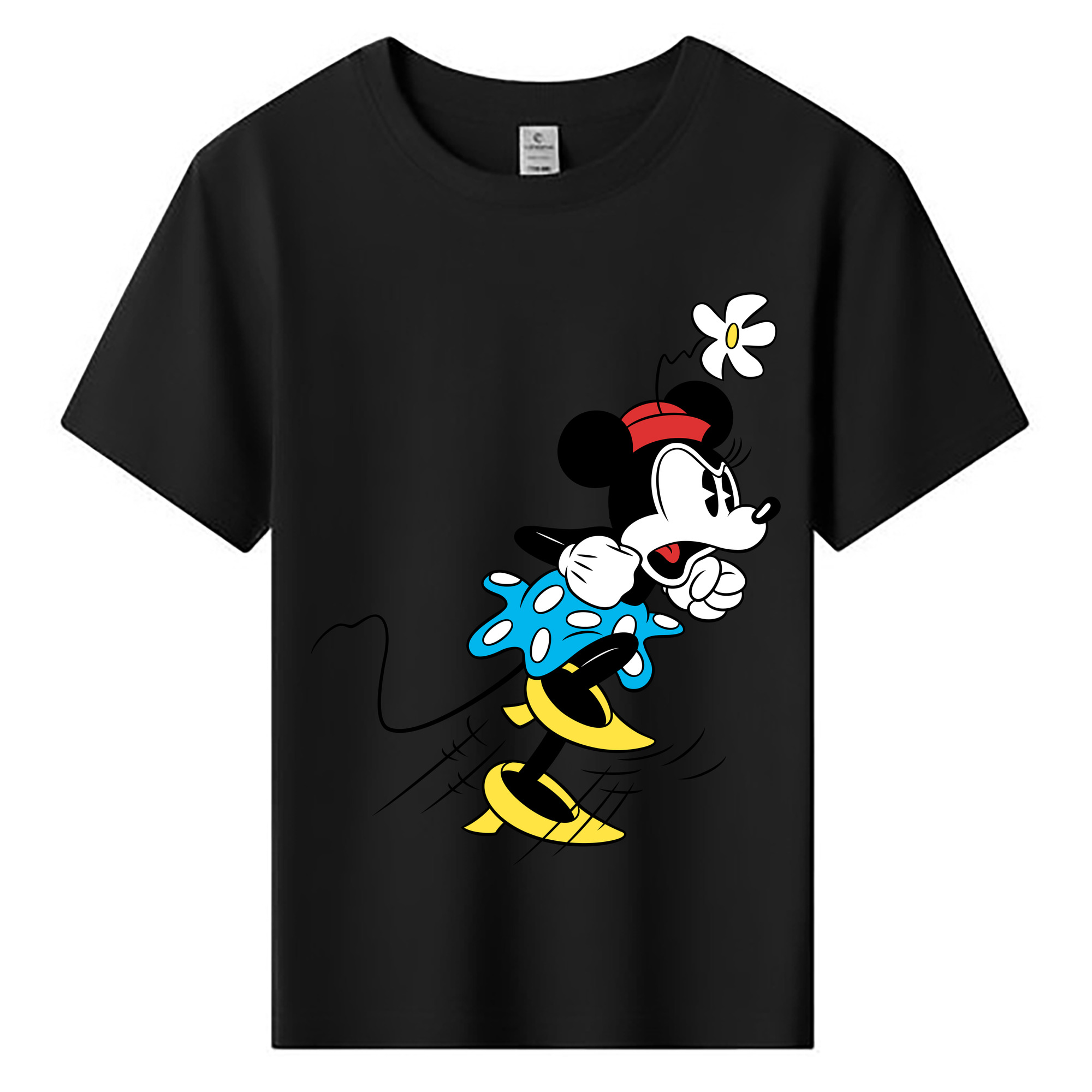 ミッキーマウス Mickey Mouse 綿100％キッズTシャツ（フロントプリント）