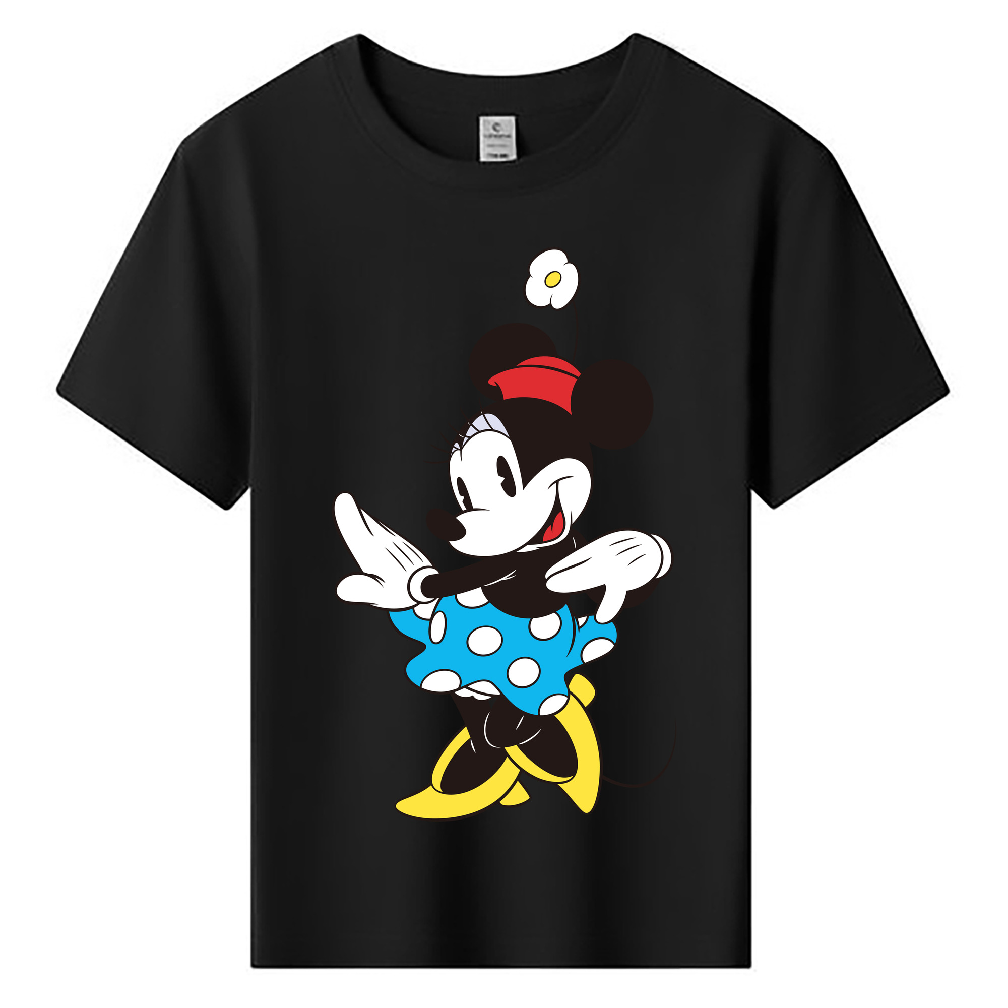 ミッキーマウス Mickey Mouse 綿100％キッズTシャツ（フロントプリント）