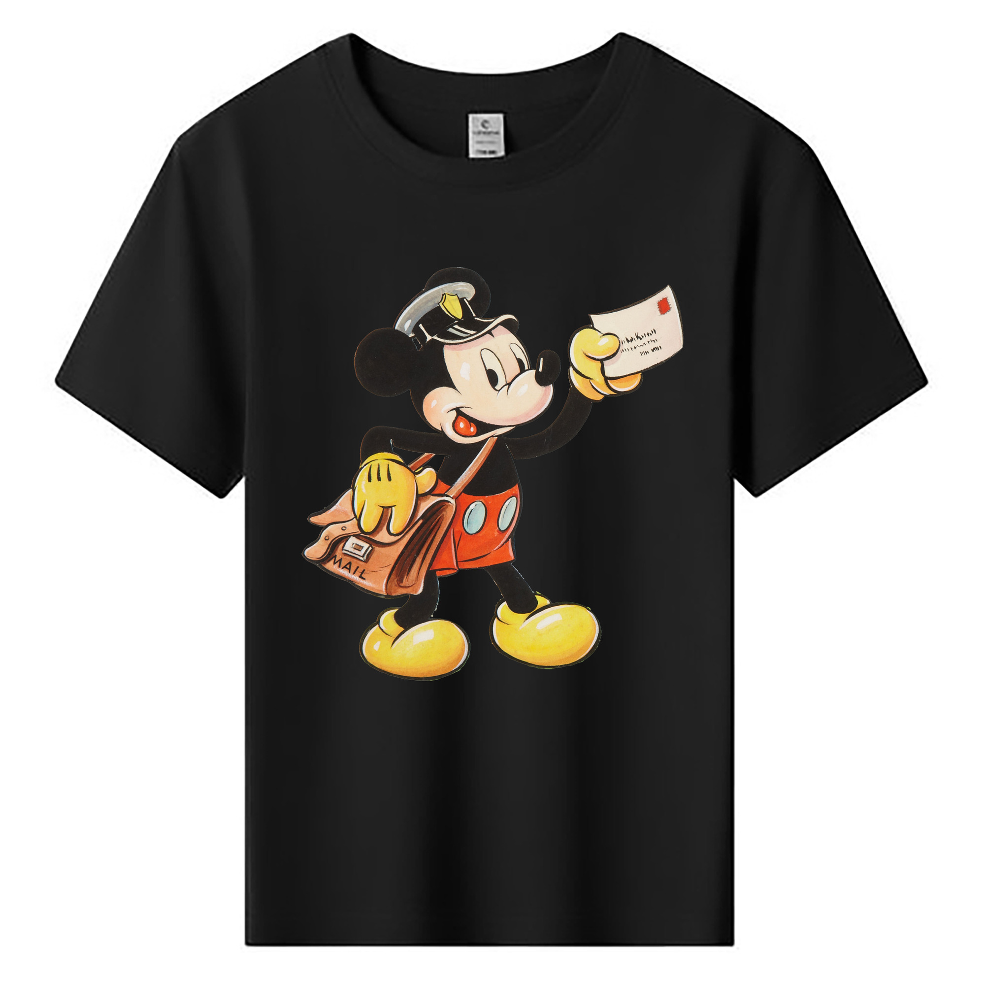 ミッキーマウス Mickey Mouse 綿100％キッズTシャツ（フロントプリント）