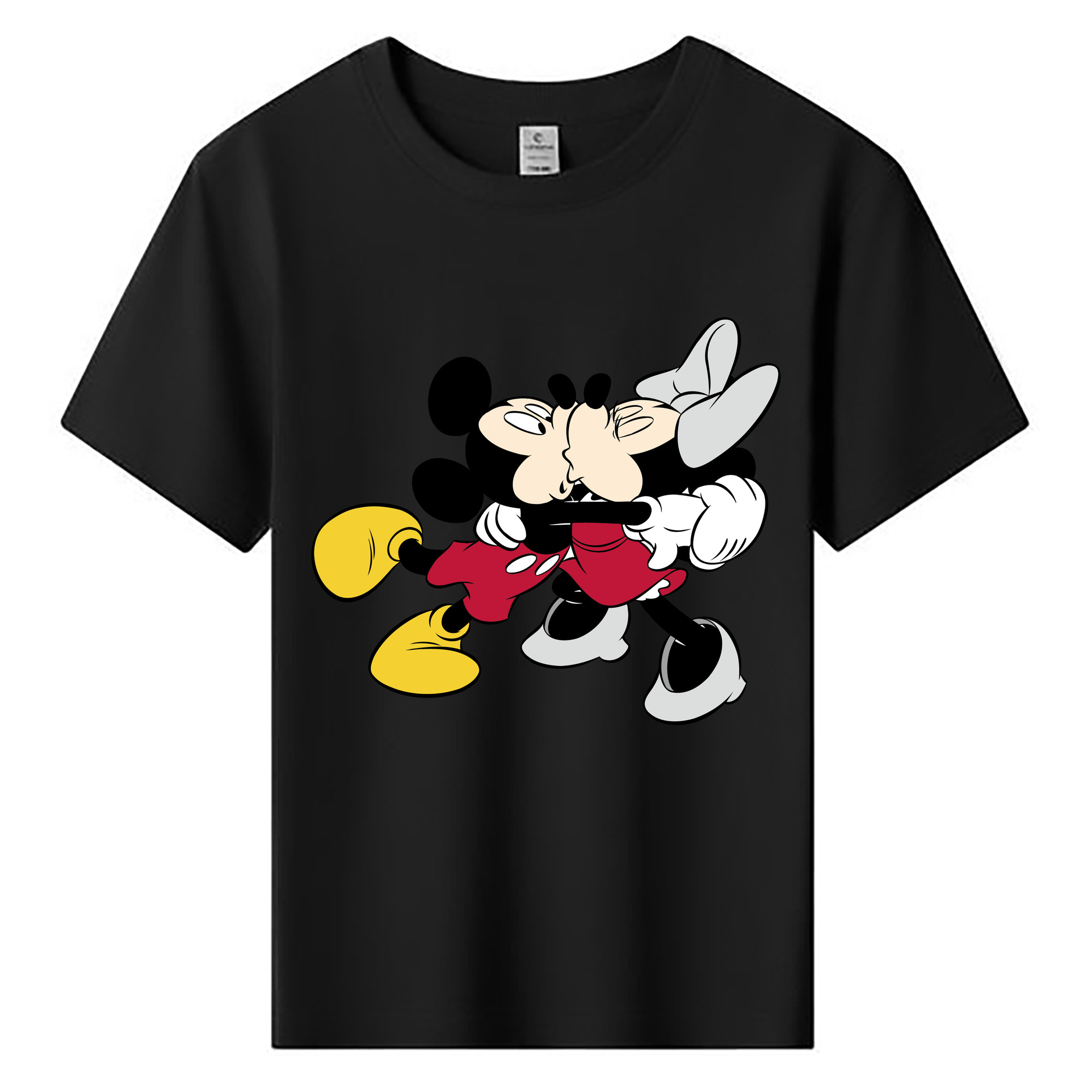 ミッキーマウス Mickey Mouse 綿100％キッズTシャツ（フロントプリント）