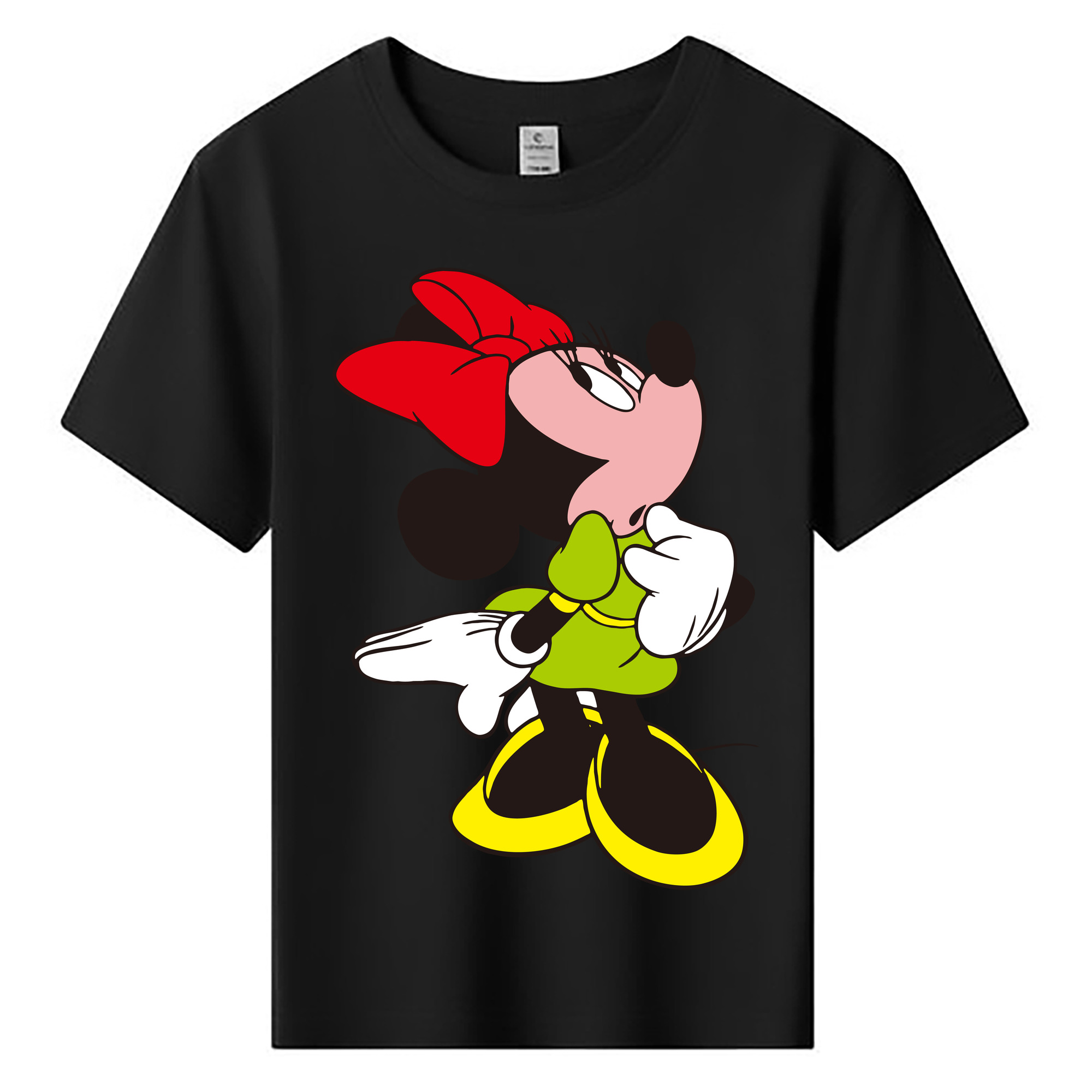 ミッキーマウス Mickey Mouse 綿100％キッズTシャツ（フロントプリント）