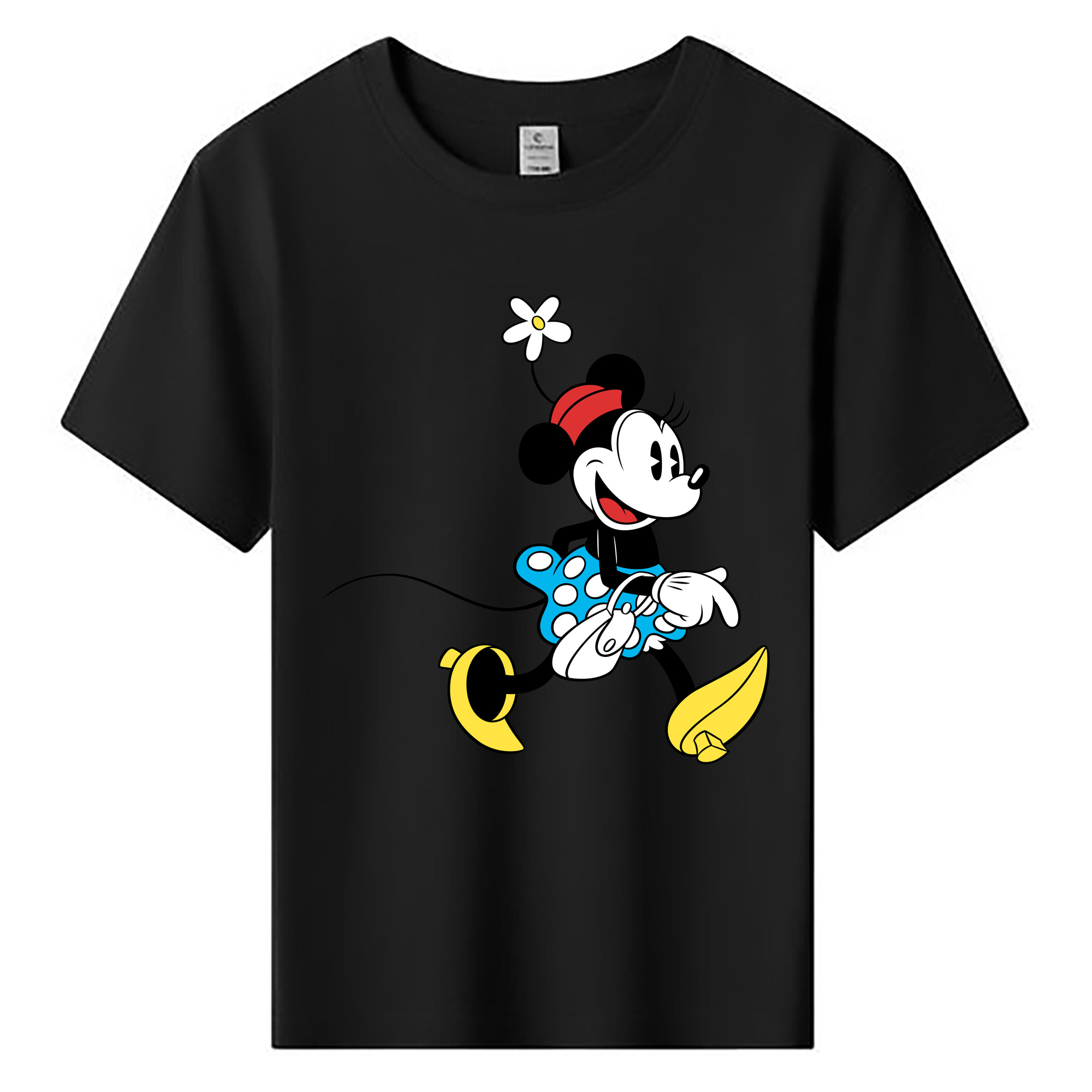 ミッキーマウス Mickey Mouse 綿100％キッズTシャツ（フロントプリント）