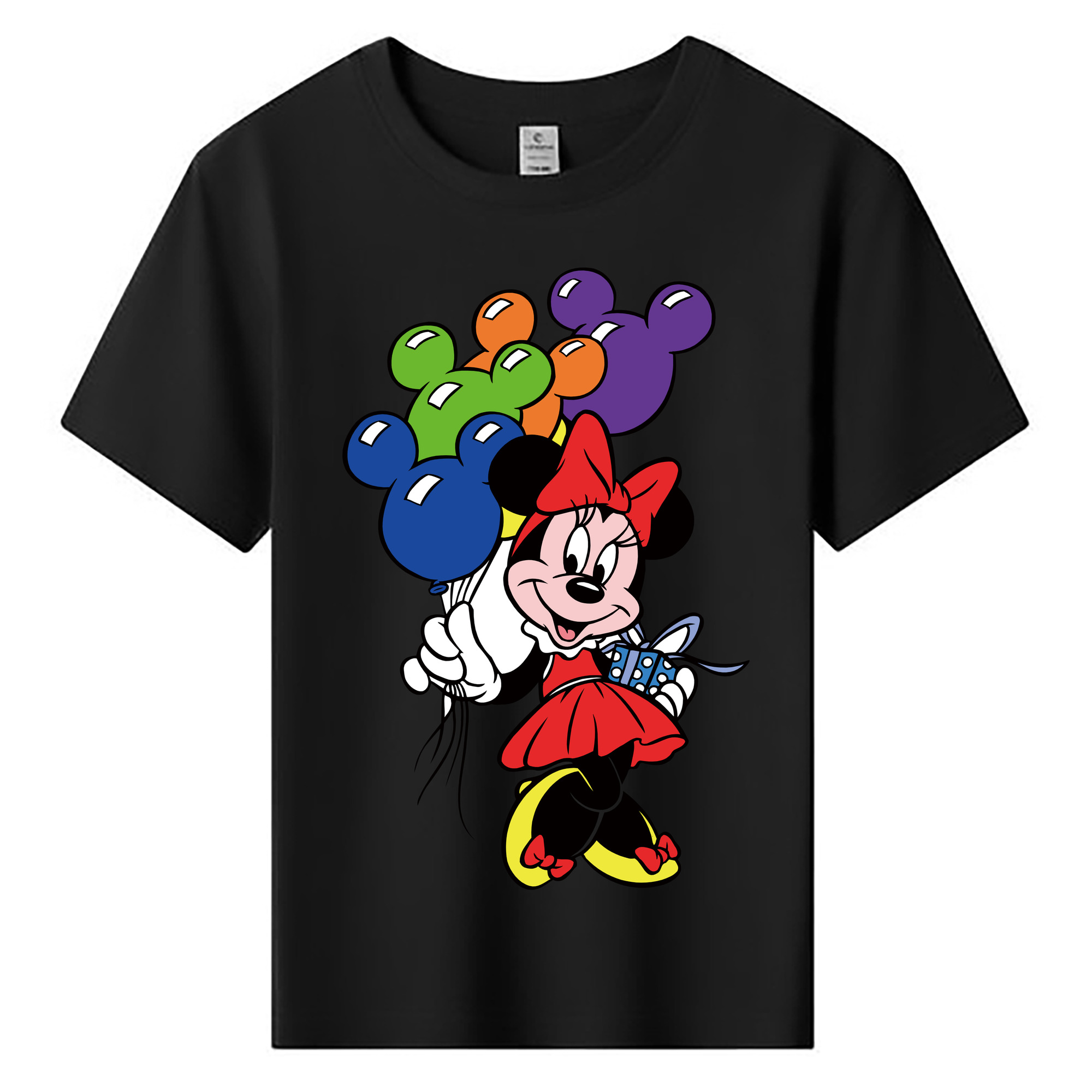 ミッキーマウス Mickey Mouse 綿100％キッズTシャツ（フロントプリント）