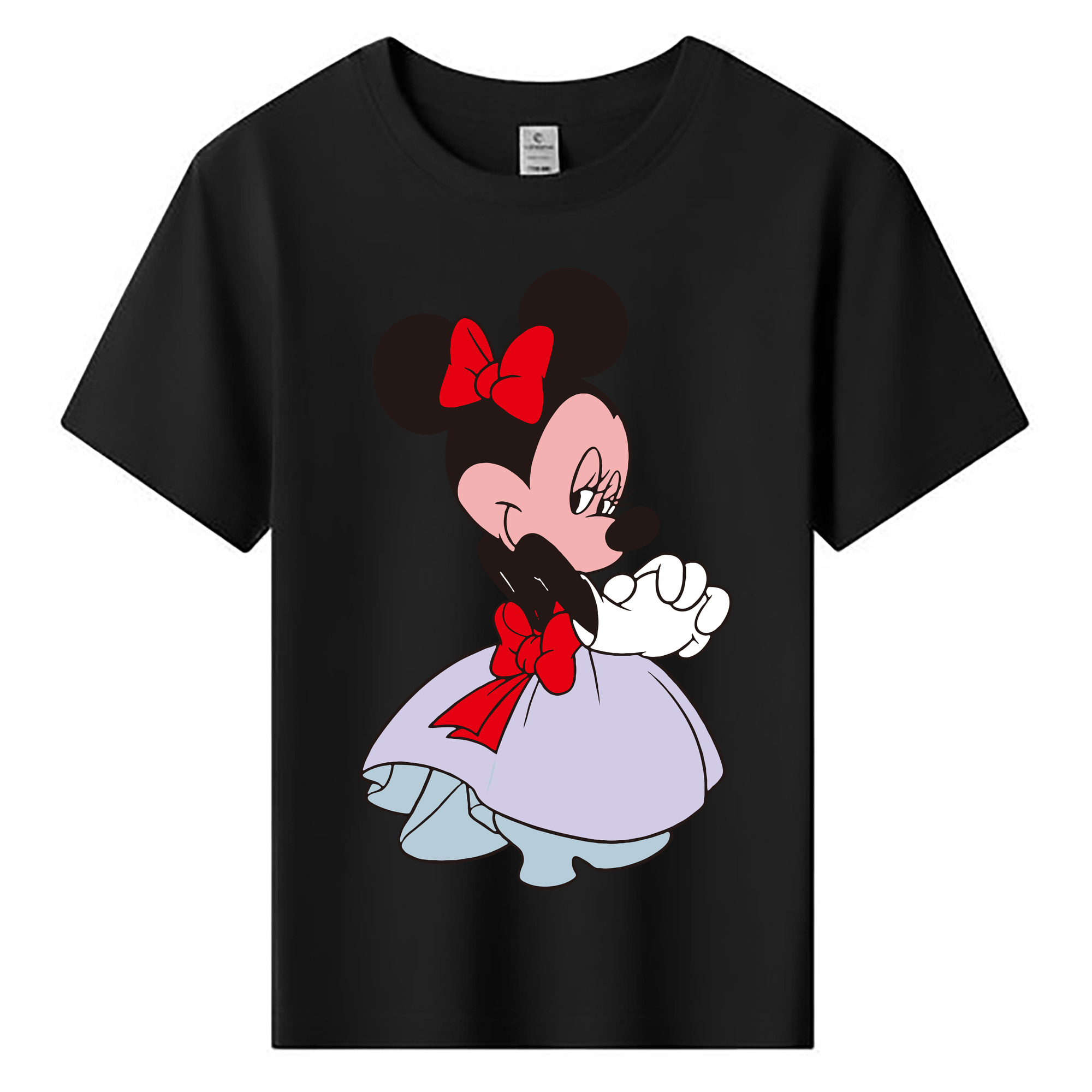 ミッキーマウス Mickey Mouse 綿100％キッズTシャツ（フロントプリント）