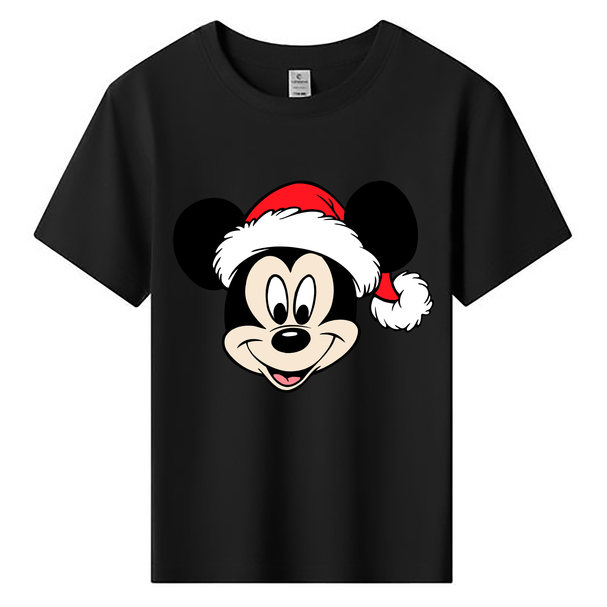 ミッキーマウス Mickey Mouse 綿100％キッズTシャツ（フロントプリント）