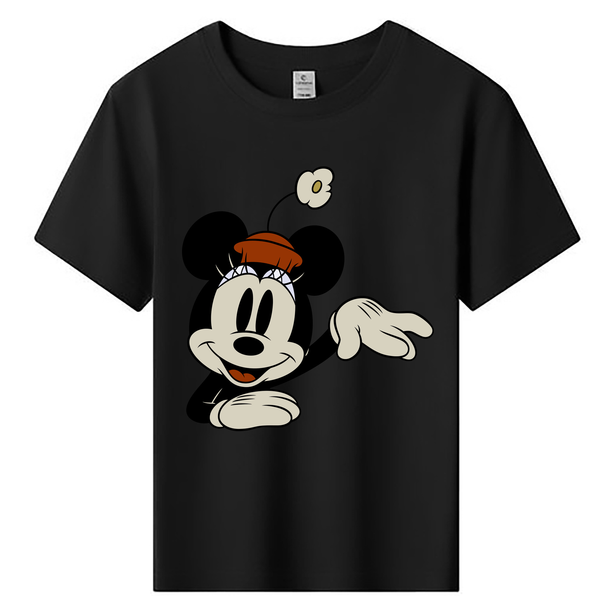 ミッキーマウス Mickey Mouse 綿100％キッズTシャツ（フロントプリント）