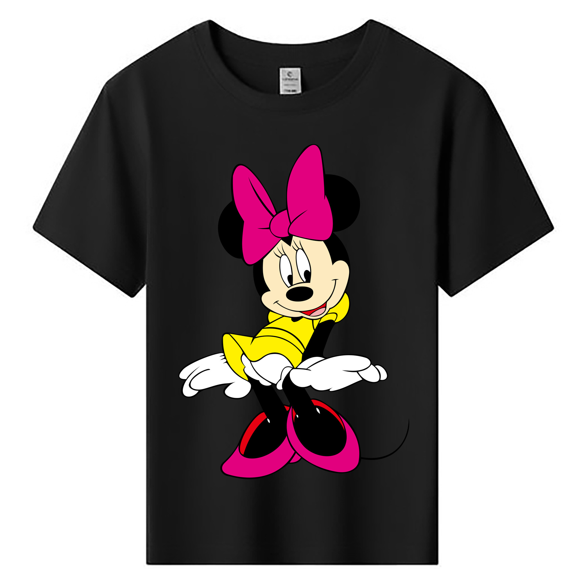 ミッキーマウス Mickey Mouse 綿100％キッズTシャツ（フロントプリント）