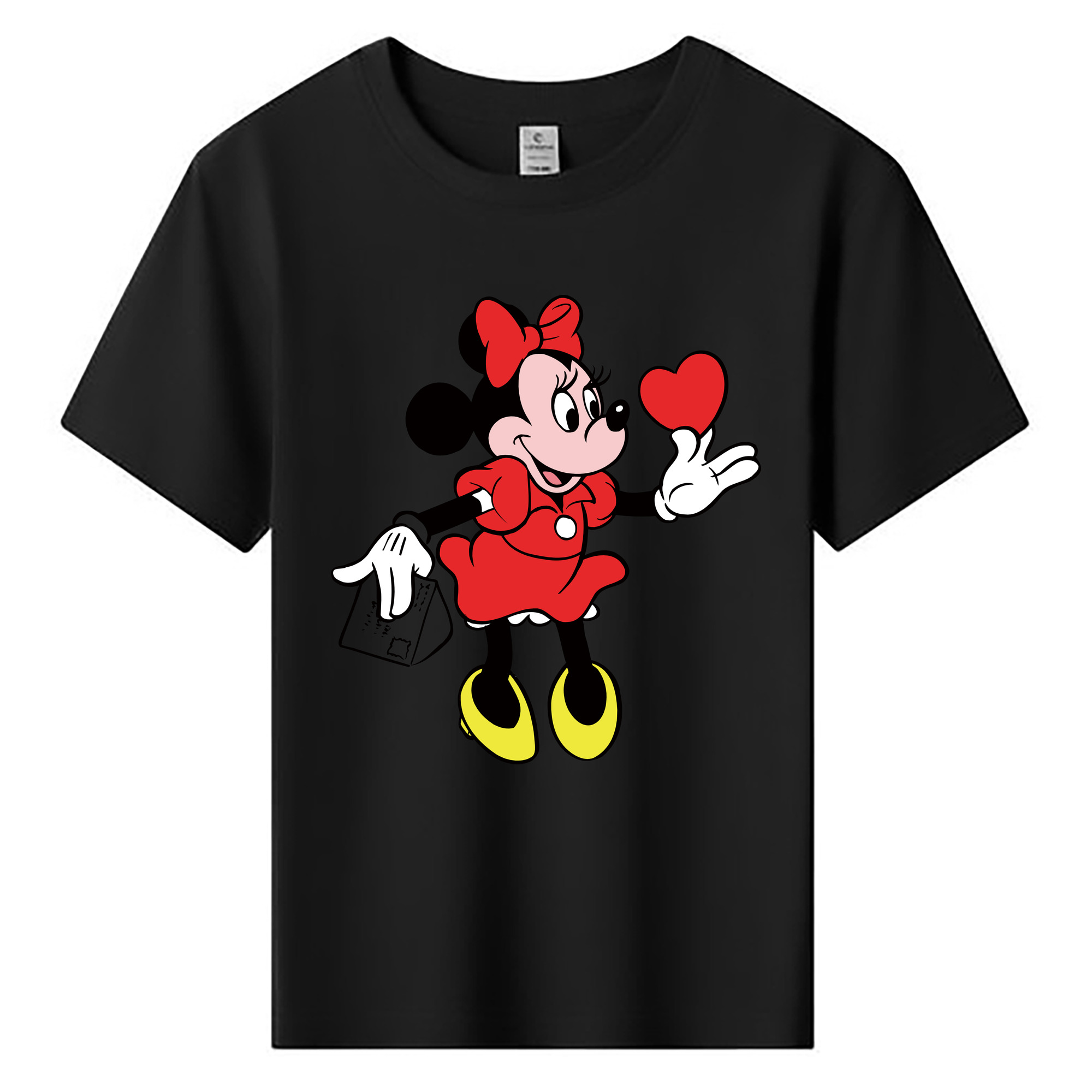 ミッキーマウス Mickey Mouse 綿100％キッズTシャツ（フロントプリント）