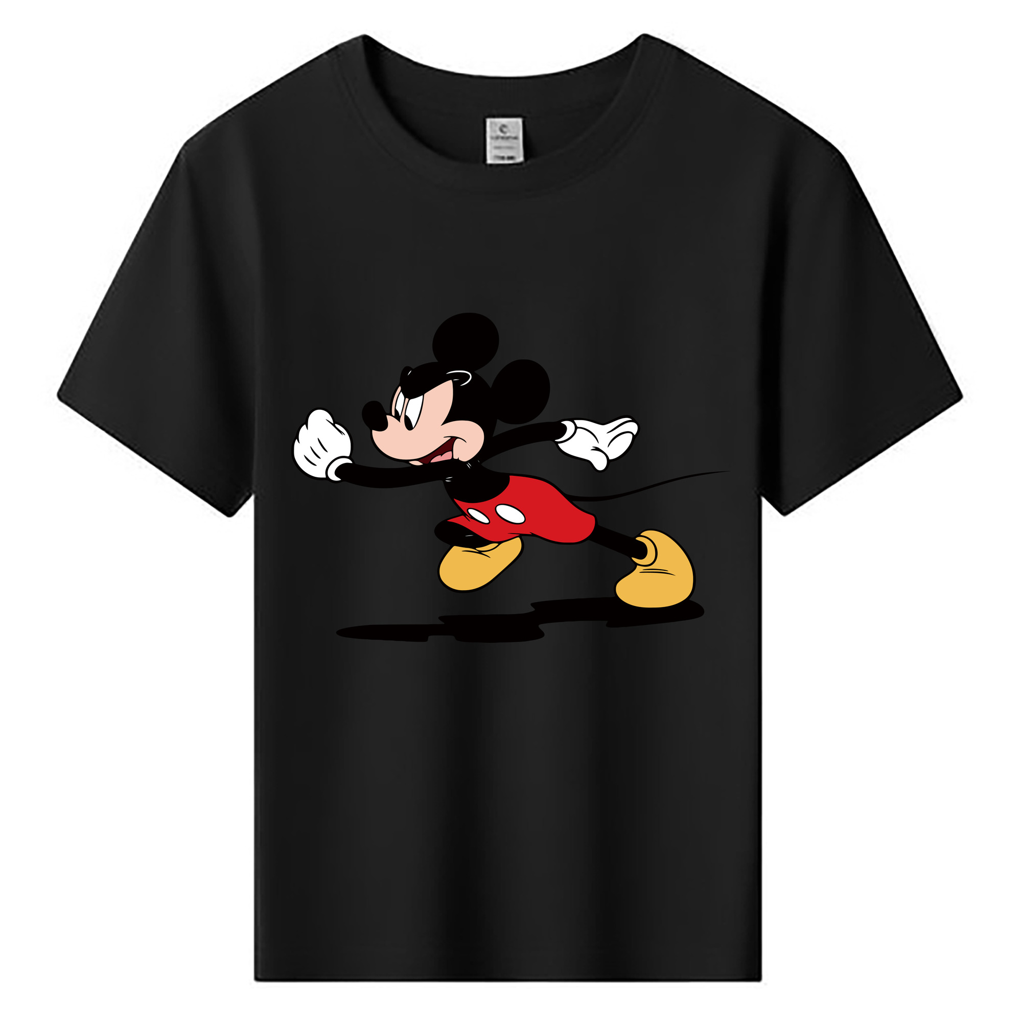 ミッキーマウス Mickey Mouse 綿100％キッズTシャツ（フロントプリント）