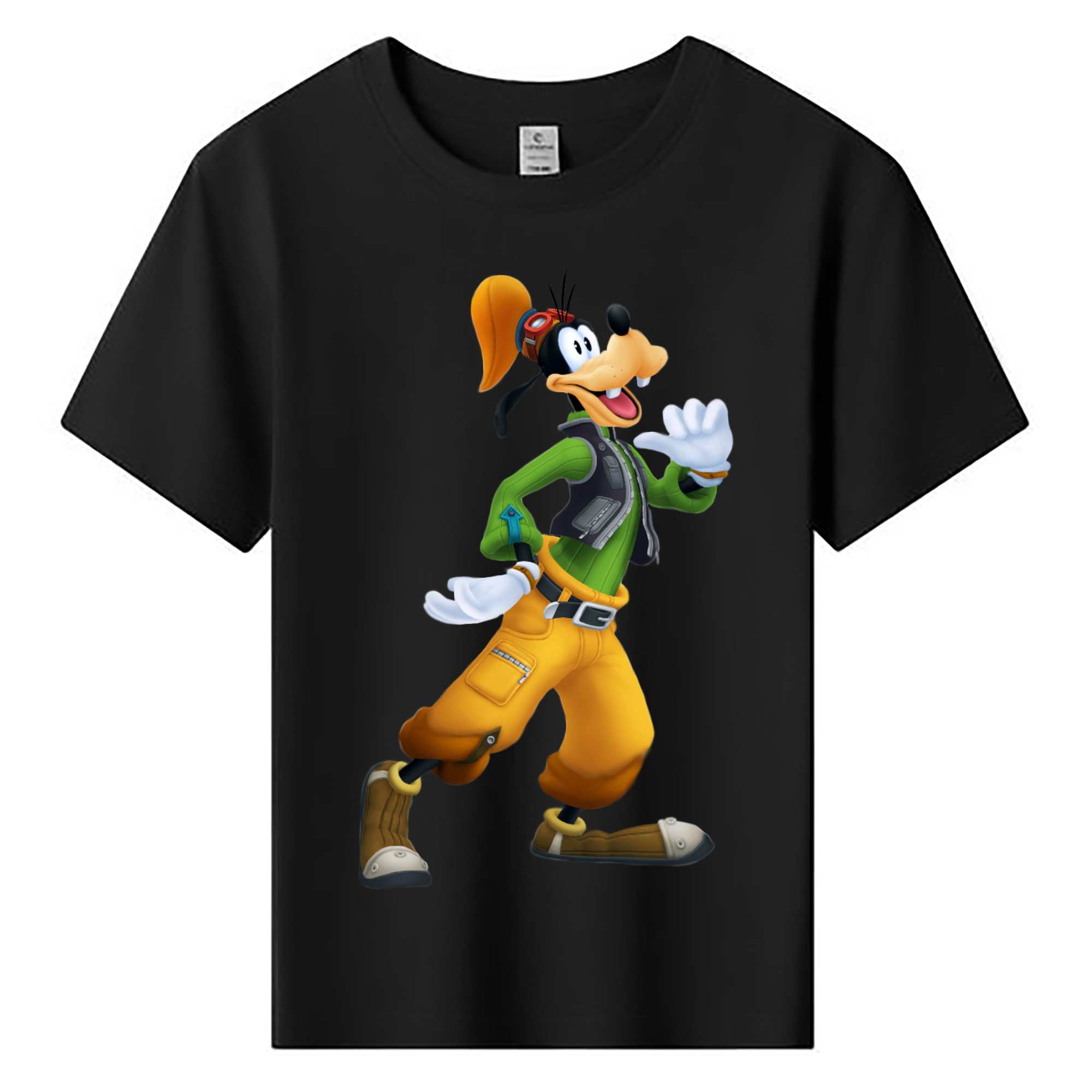 ミッキーマウス Mickey Mouse 綿100％キッズTシャツ（フロントプリント）