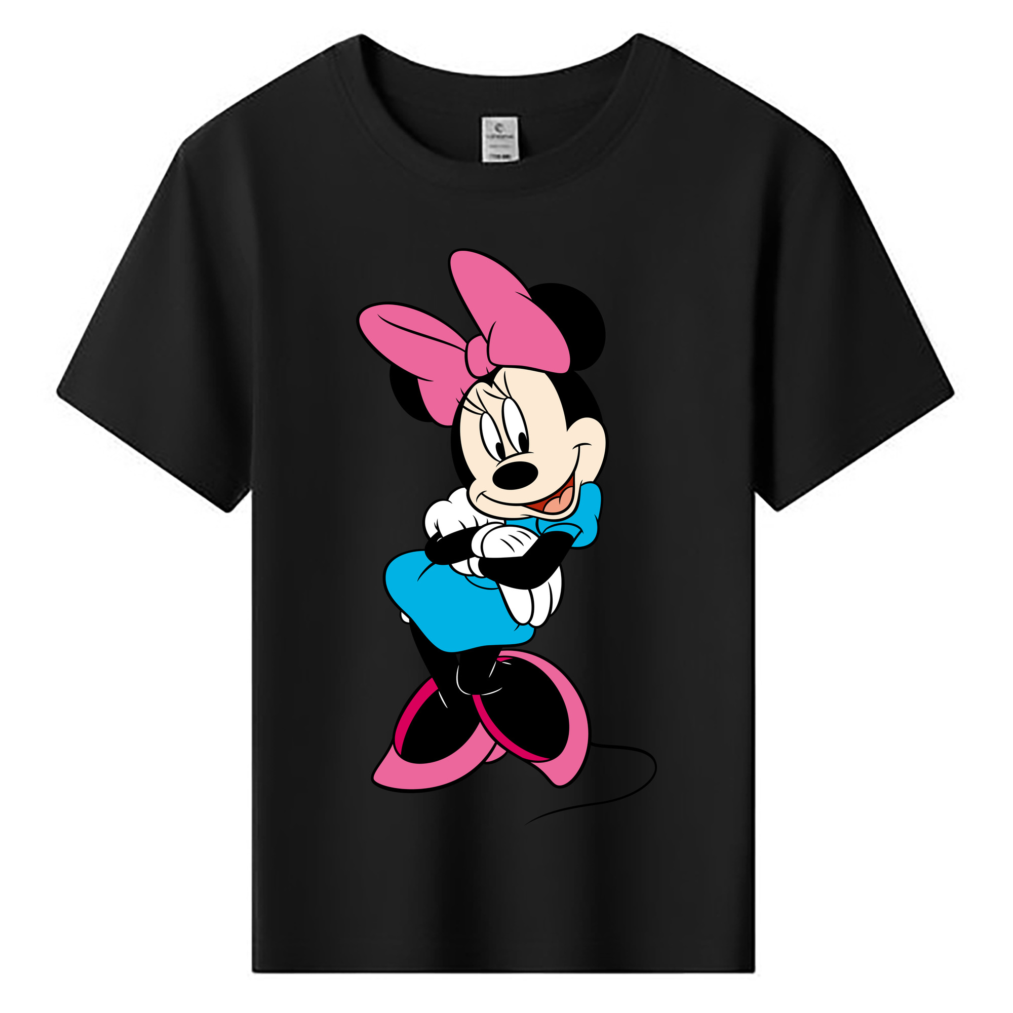ミッキーマウス Mickey Mouse 綿100％キッズTシャツ（フロントプリント）