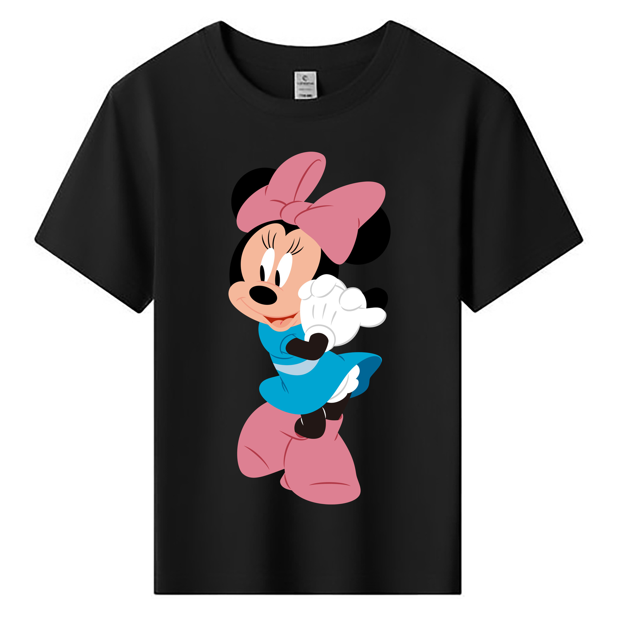 ミッキーマウス Mickey Mouse 綿100％キッズTシャツ（フロントプリント）