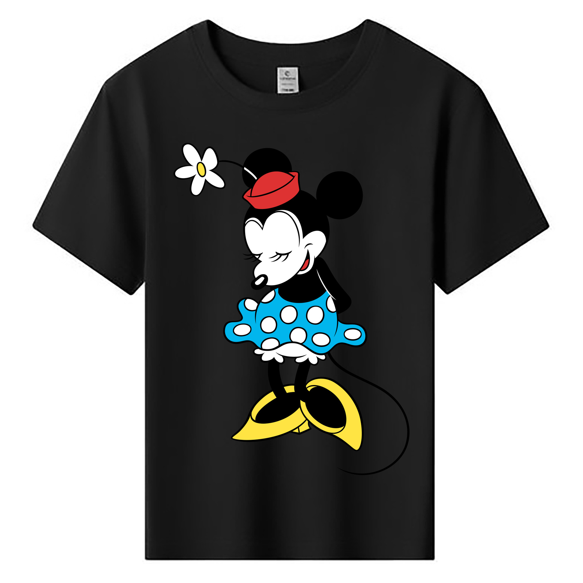 ミッキーマウス Mickey Mouse 綿100％キッズTシャツ（フロントプリント）