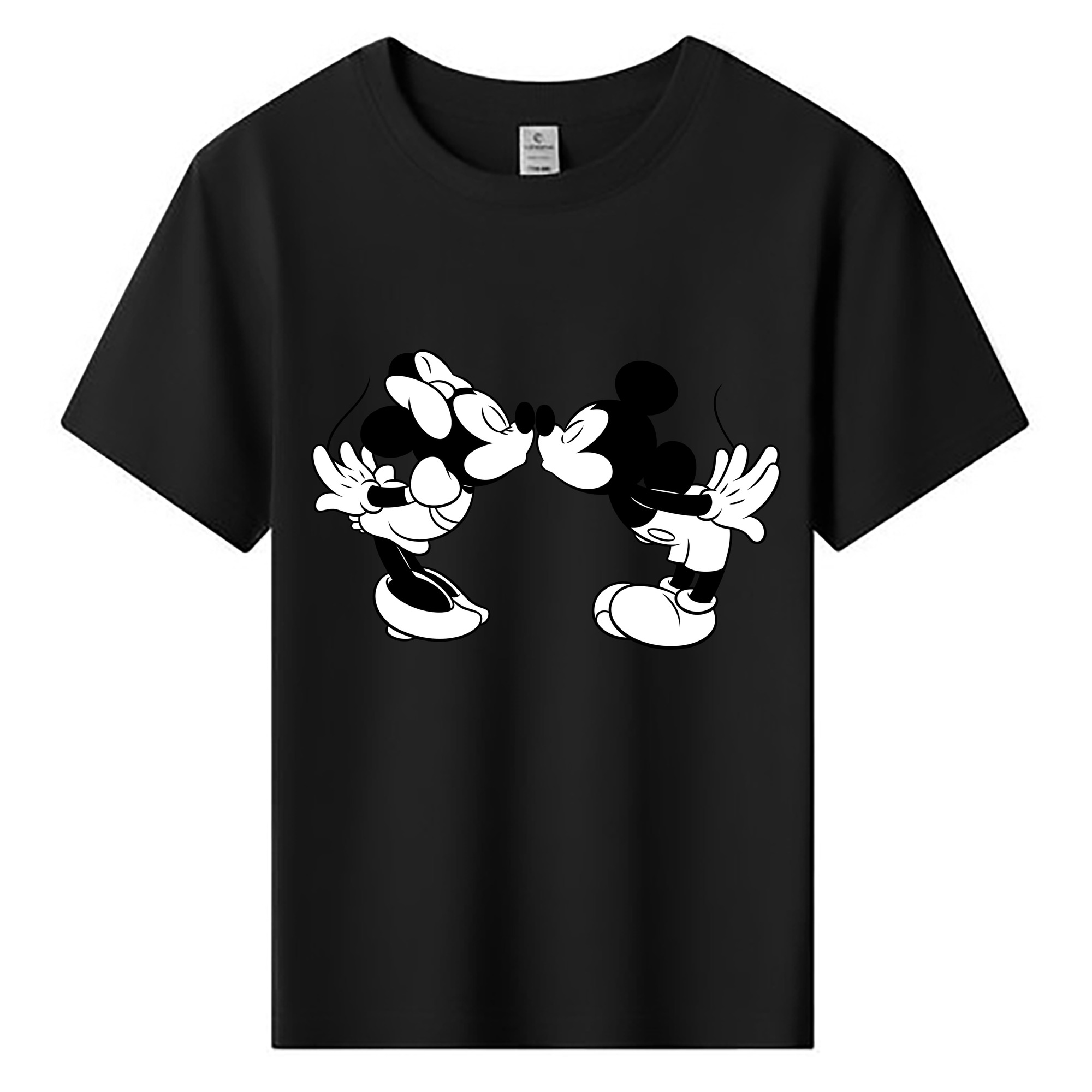 ミッキーマウス Mickey Mouse 綿100％キッズTシャツ（フロントプリント）