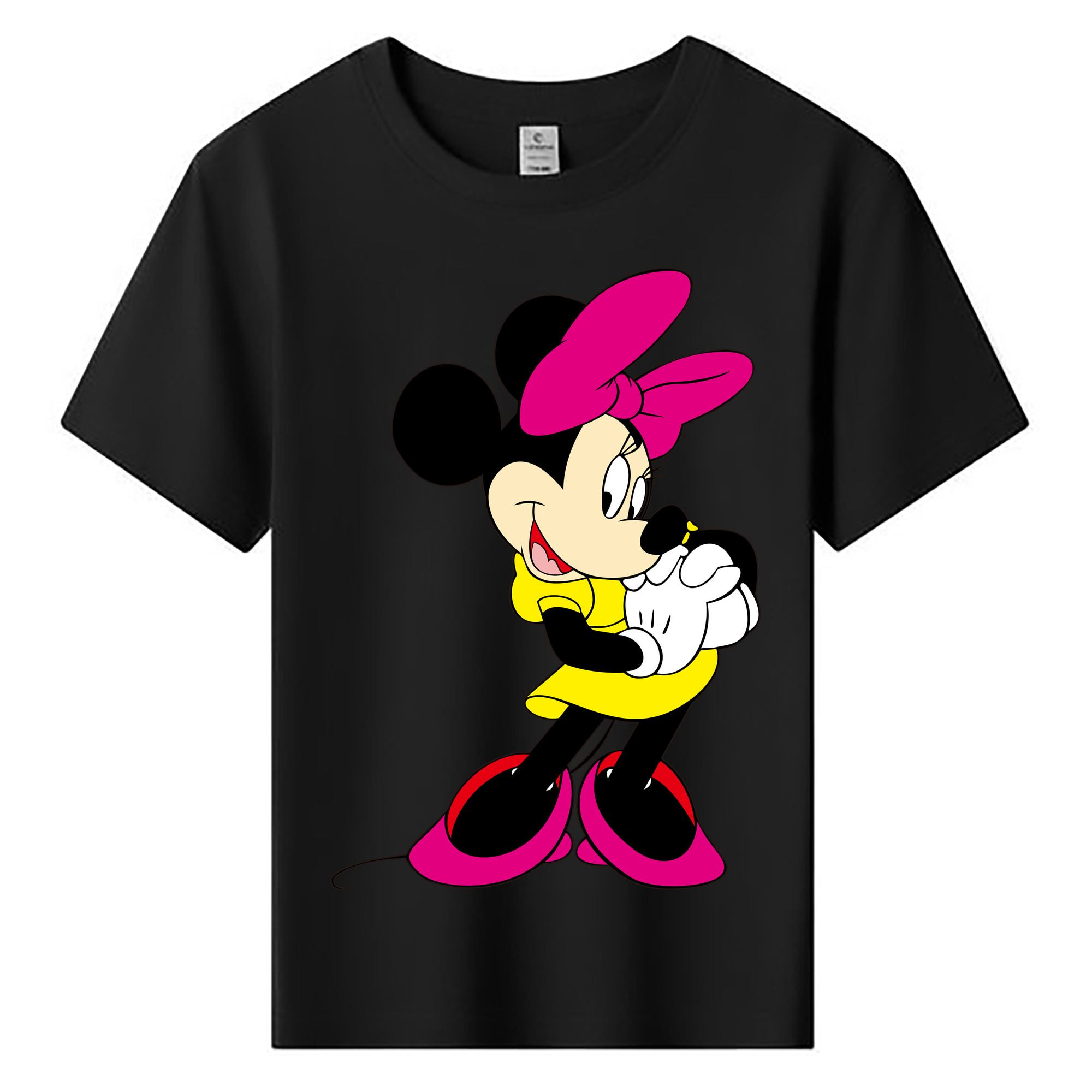ミッキーマウス Mickey Mouse 綿100％キッズTシャツ（フロントプリント）