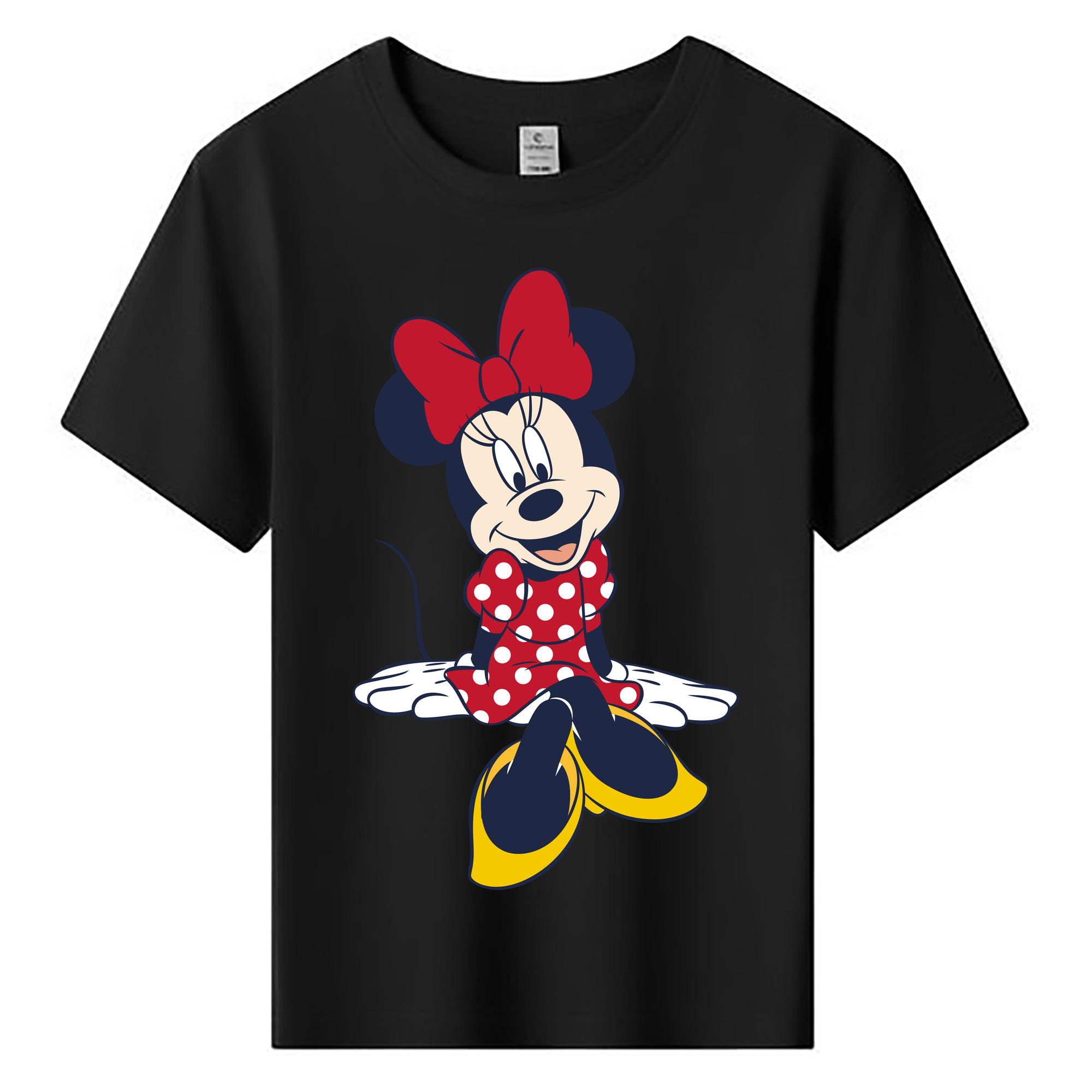 ミッキーマウス Mickey Mouse 綿100％キッズTシャツ（フロントプリント）