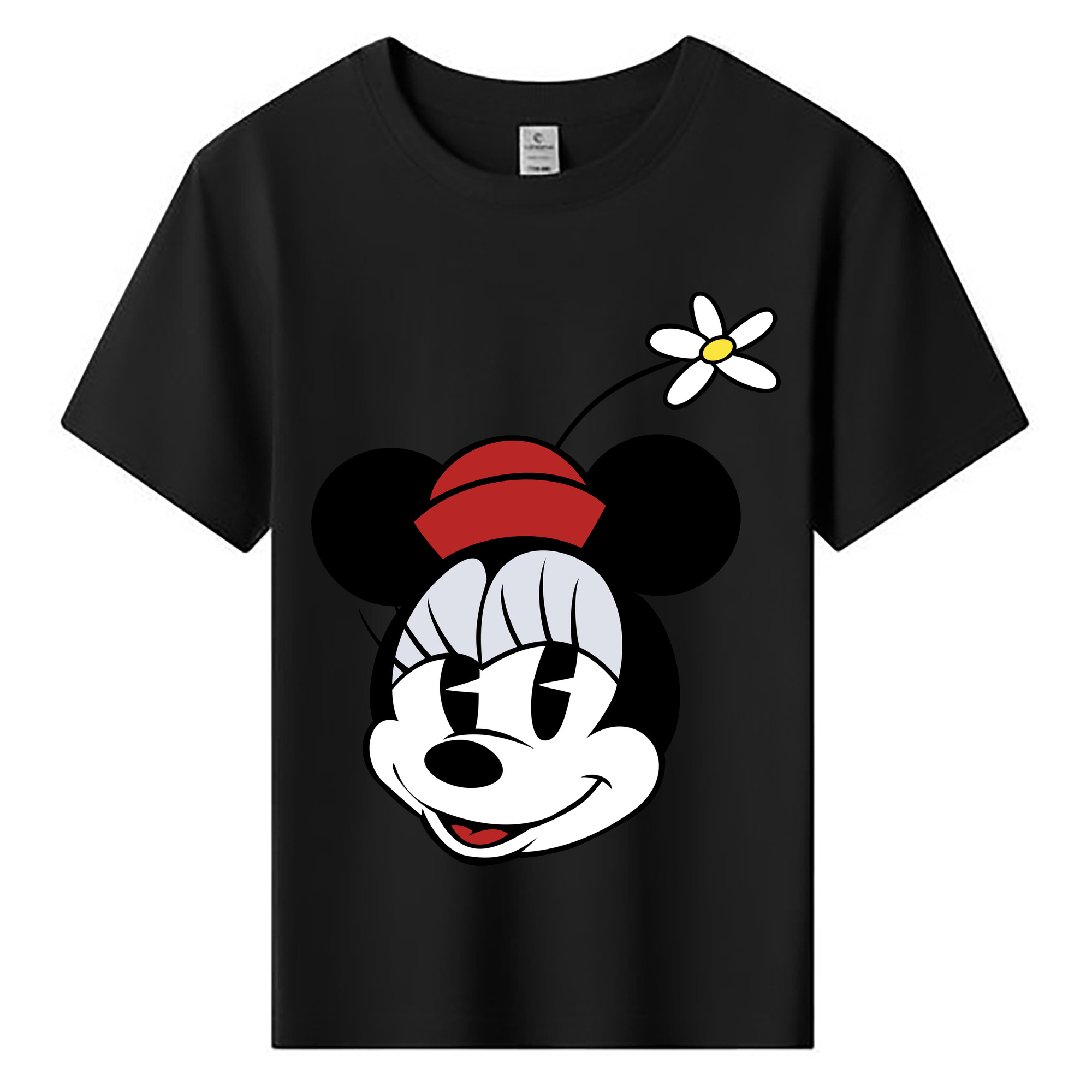 ミッキーマウス Mickey Mouse 綿100％キッズTシャツ（フロントプリント）
