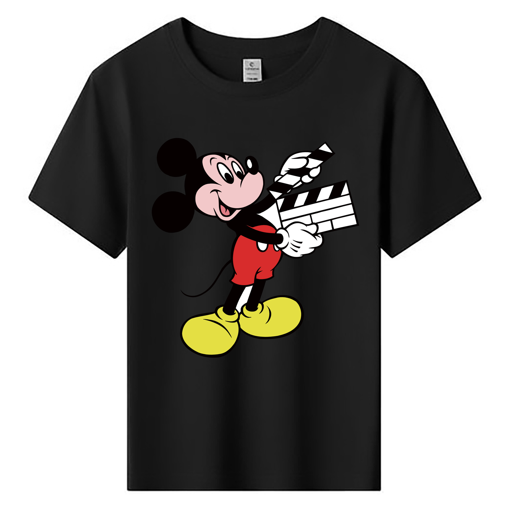 ミッキーマウス Mickey Mouse 綿100％キッズTシャツ（フロントプリント）