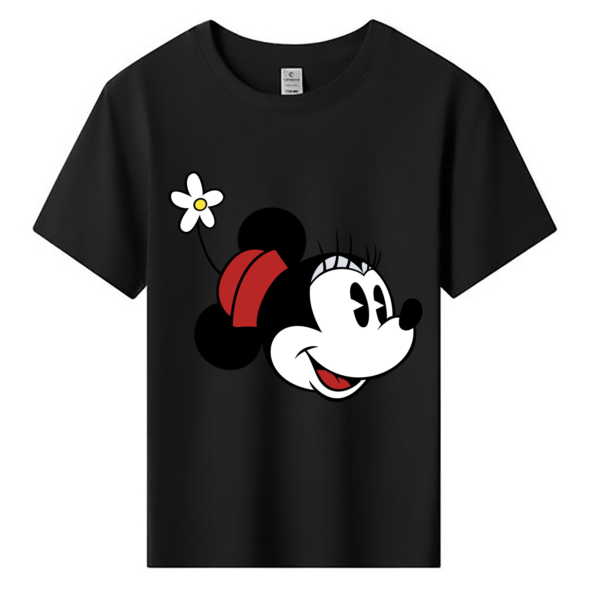 ミッキーマウス Mickey Mouse 綿100％キッズTシャツ（フロントプリント）