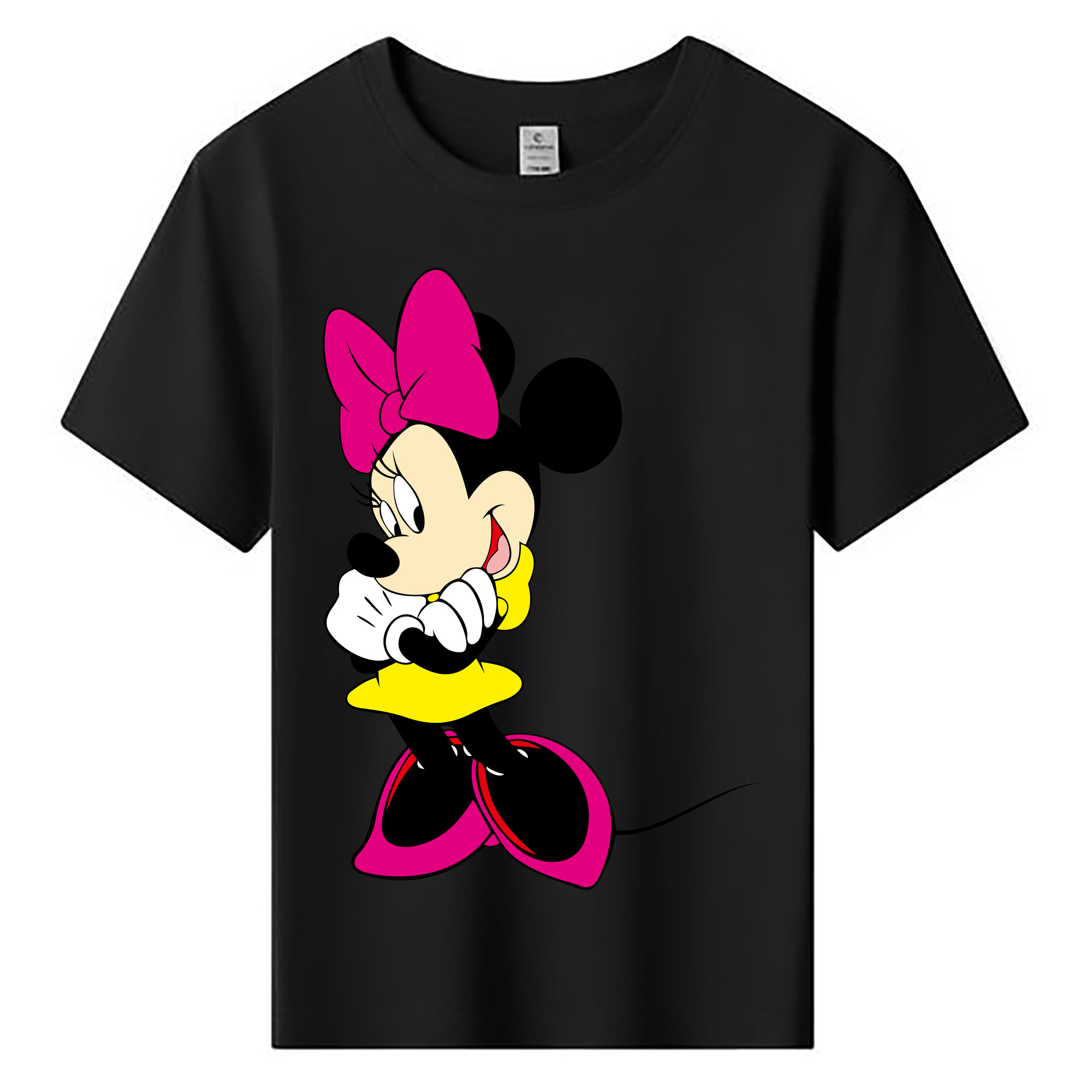 ミッキーマウス Mickey Mouse 綿100％キッズTシャツ（フロントプリント）