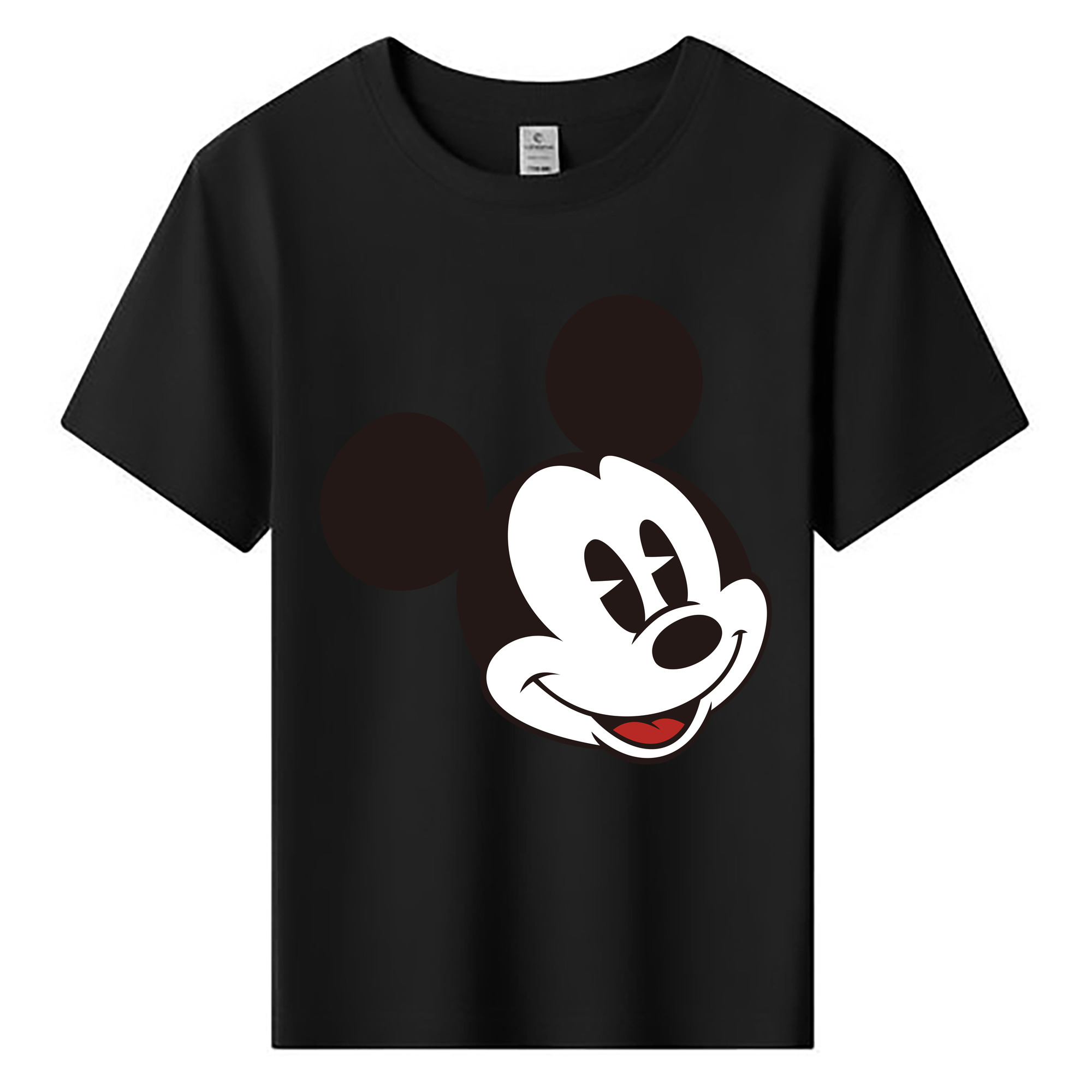 ミッキーマウス Mickey Mouse 綿100％キッズTシャツ（フロントプリント）