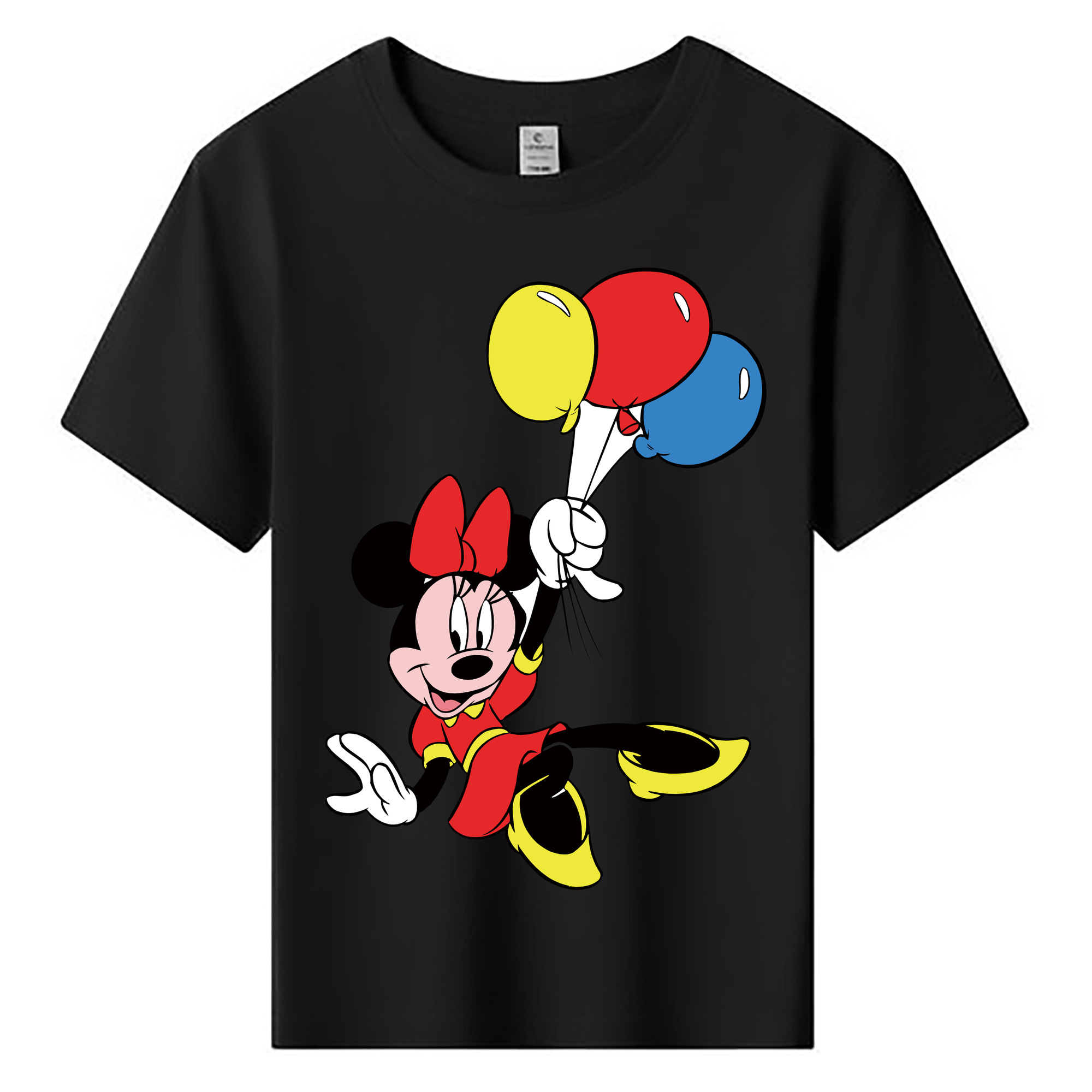 ミッキーマウス Mickey Mouse 綿100％キッズTシャツ（フロントプリント）