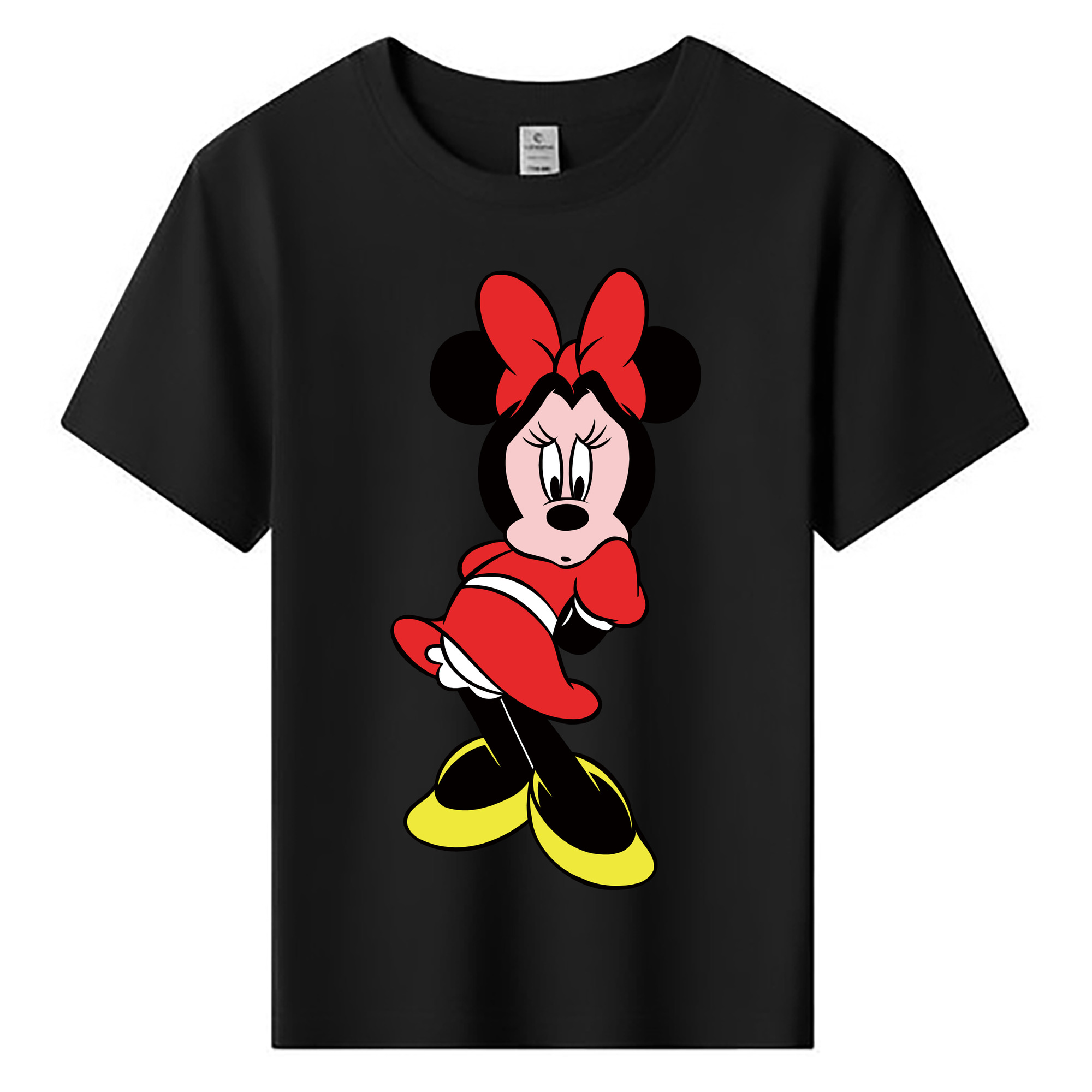 ミッキーマウス Mickey Mouse 綿100％キッズTシャツ（フロントプリント）