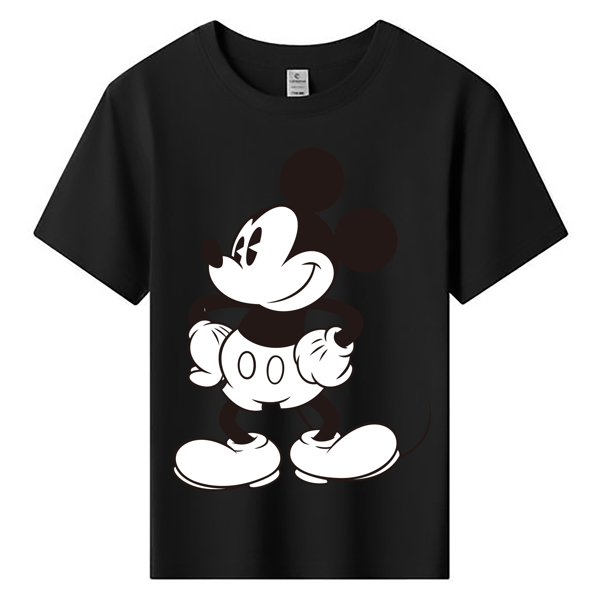 ミッキーマウス Mickey Mouse 綿100％キッズTシャツ（フロントプリント）
