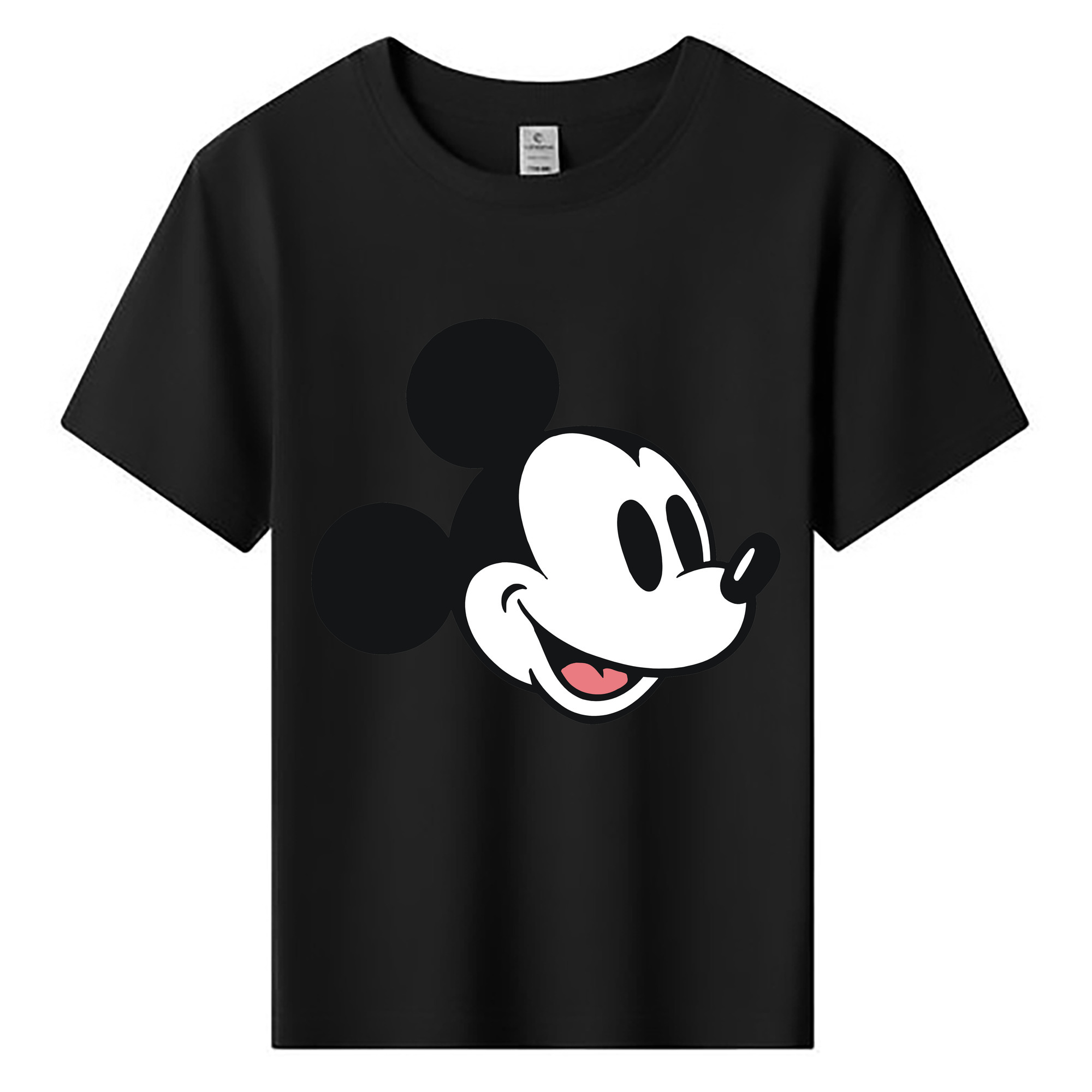 ミッキーマウス Mickey Mouse 綿100％キッズTシャツ（フロントプリント）